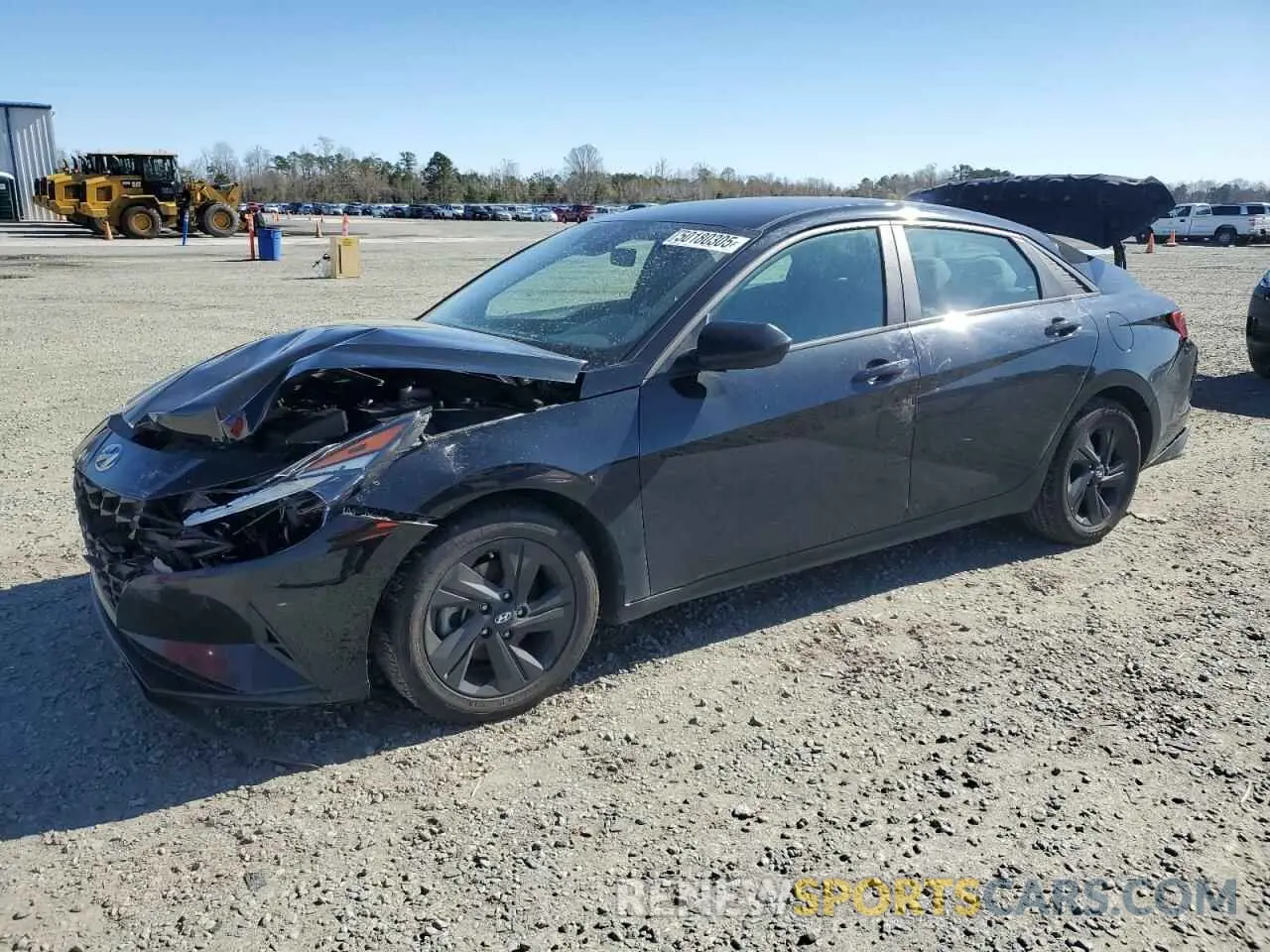 1 Photograph of a damaged car KMHLM4AG8MU157337 HYUNDAI ELANTRA 2021