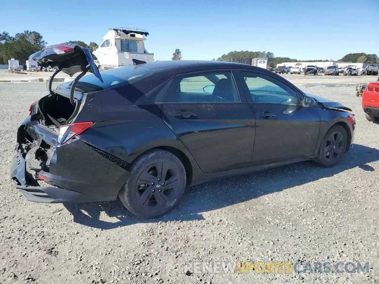 3 Photograph of a damaged car KMHLM4AG8MU157337 HYUNDAI ELANTRA 2021