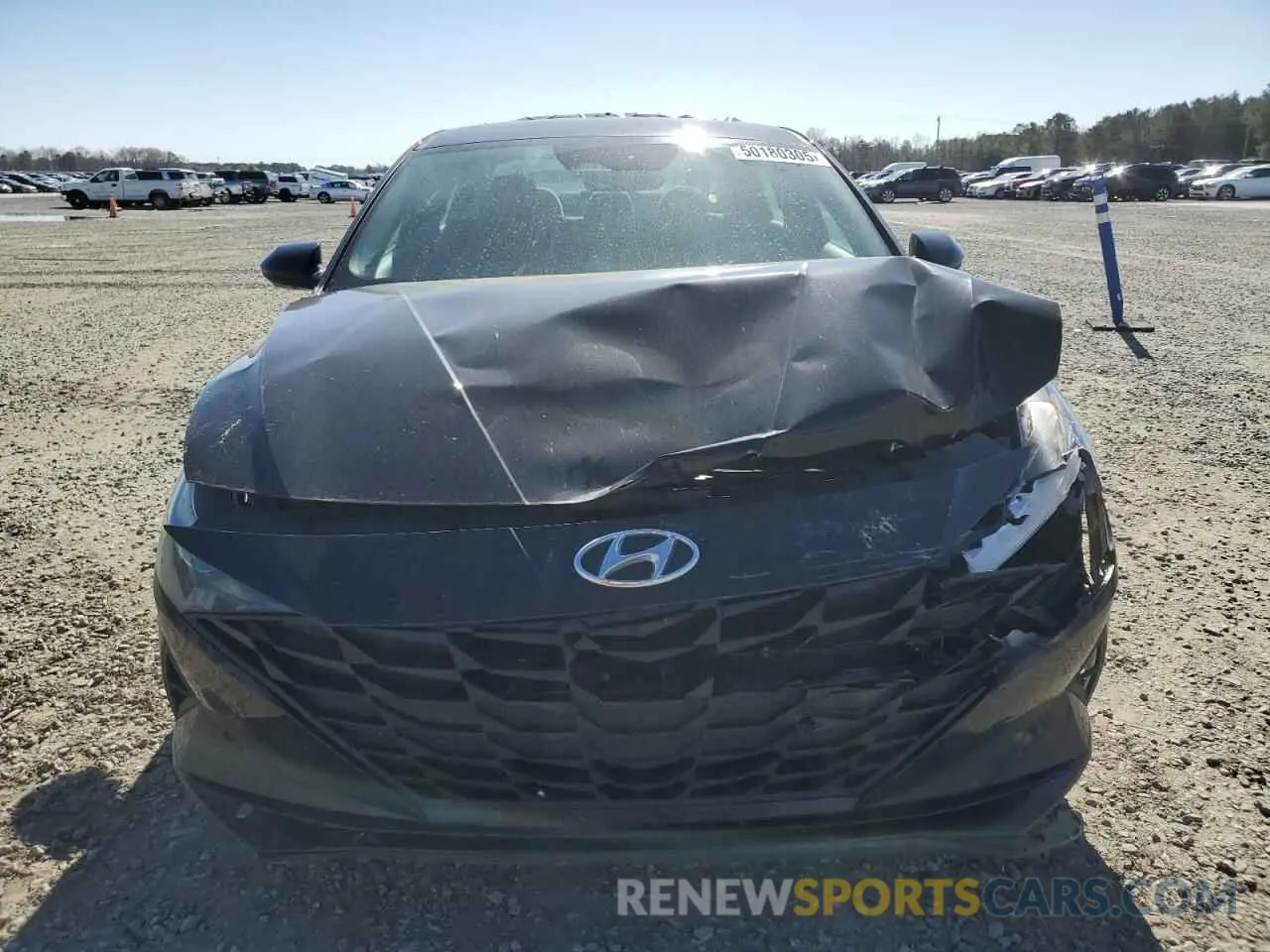 5 Photograph of a damaged car KMHLM4AG8MU157337 HYUNDAI ELANTRA 2021