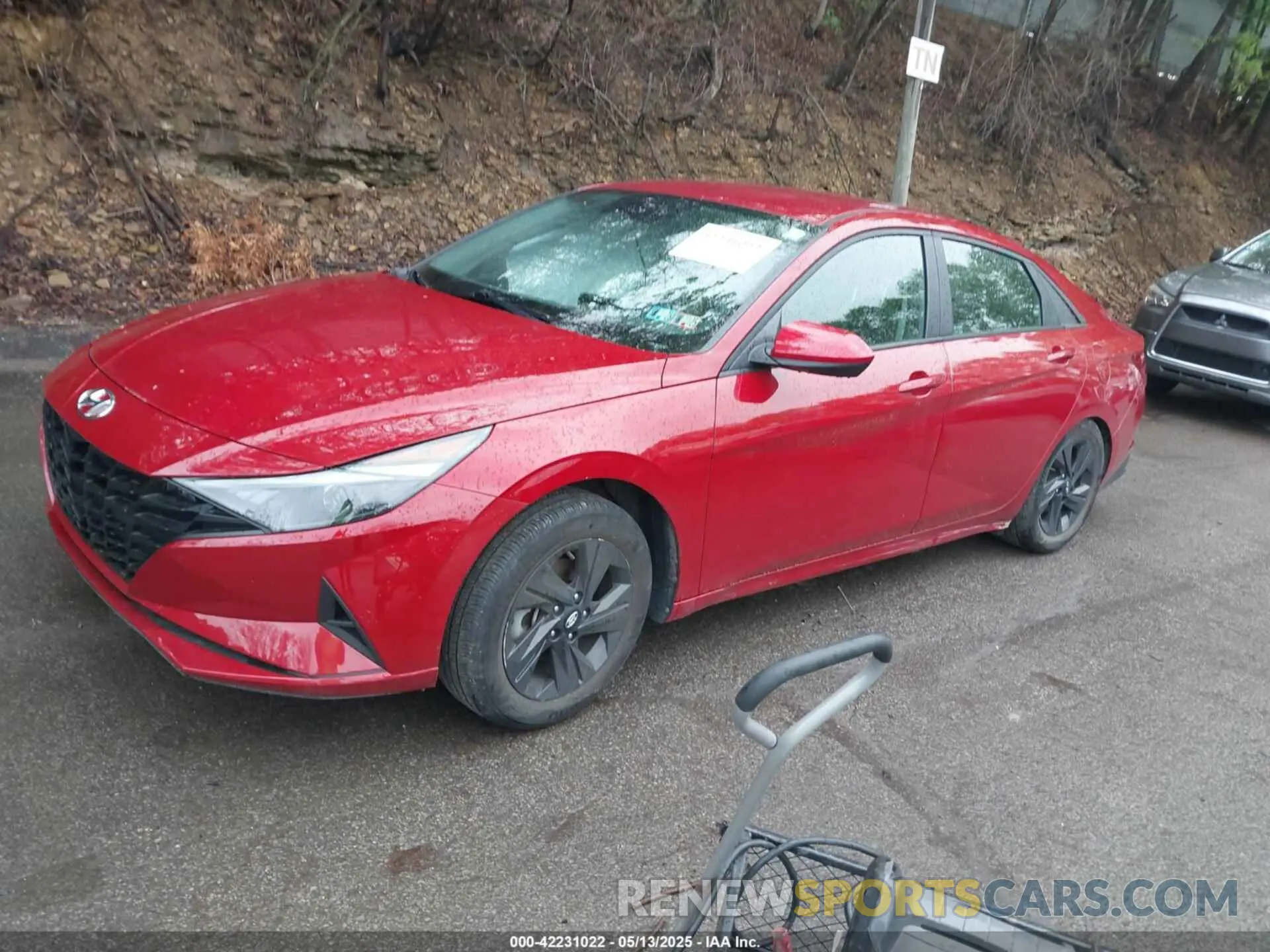 2 Photograph of a damaged car KMHLM4AG8MU210358 HYUNDAI ELANTRA 2021