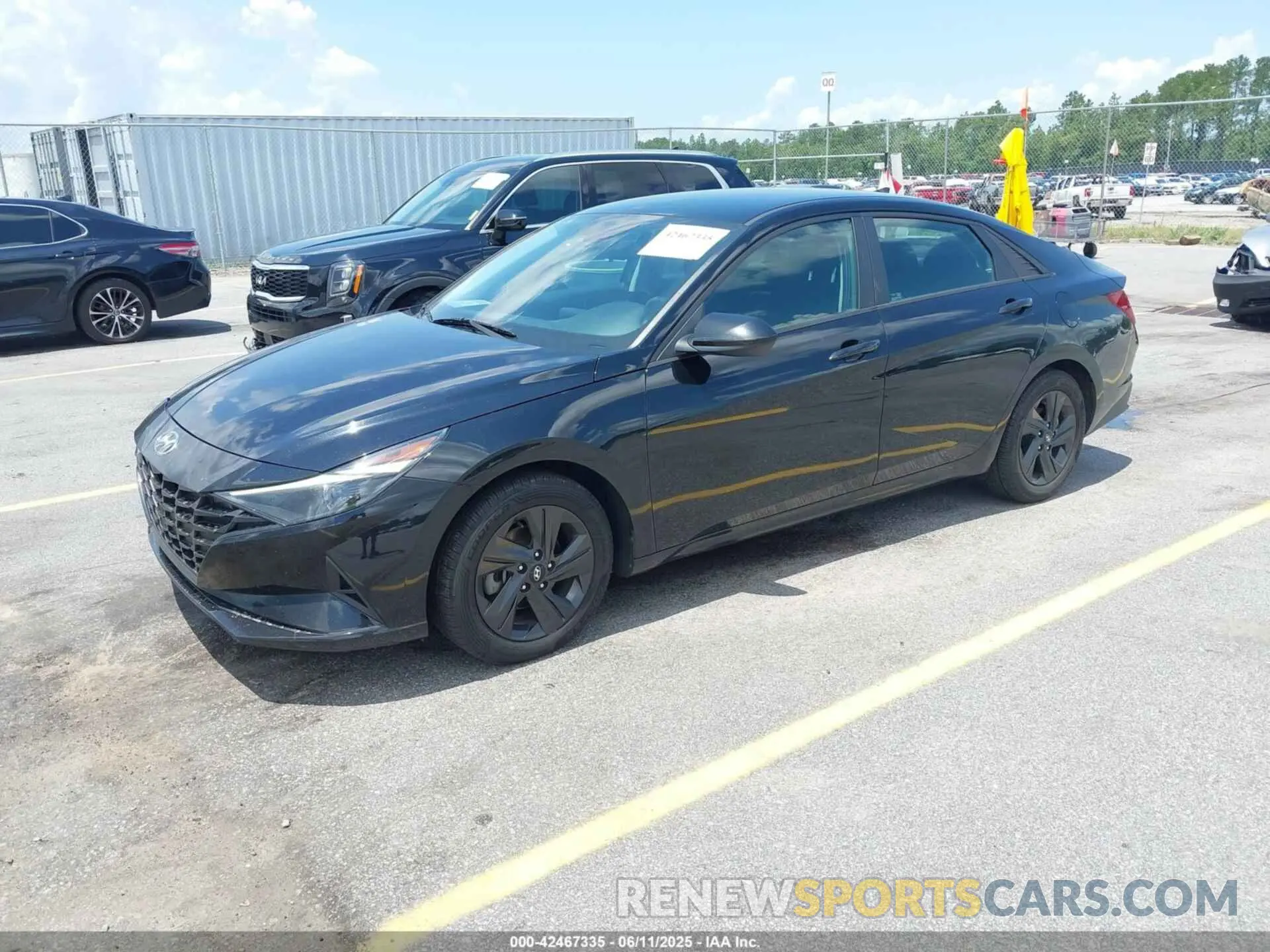 2 Photograph of a damaged car KMHLM4AG9MU091784 HYUNDAI ELANTRA 2021