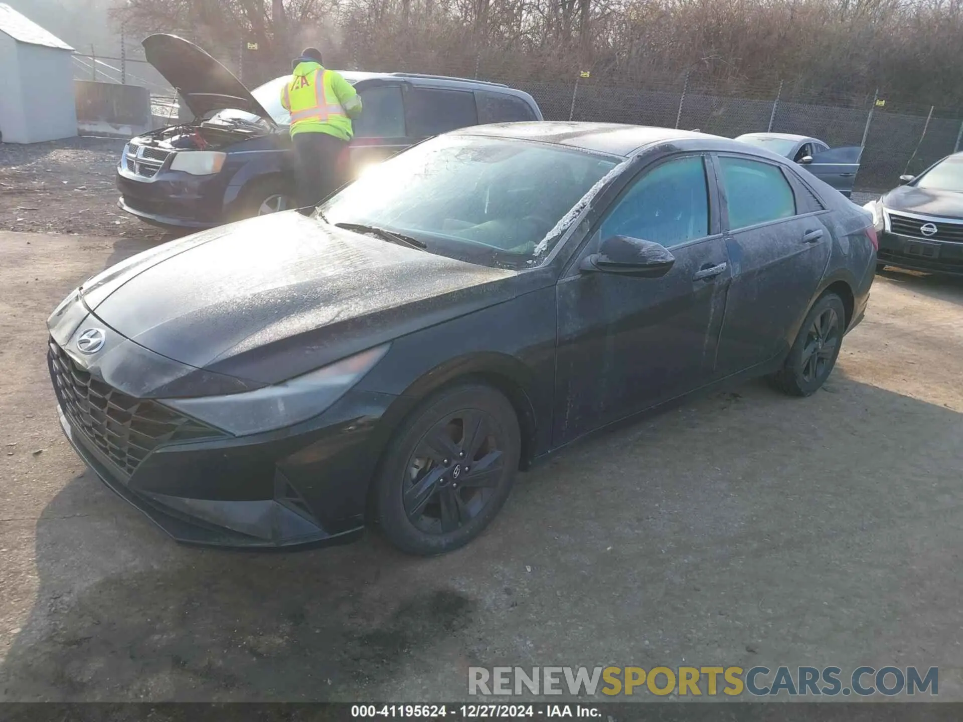 2 Photograph of a damaged car KMHLM4AG9MU119079 HYUNDAI ELANTRA 2021
