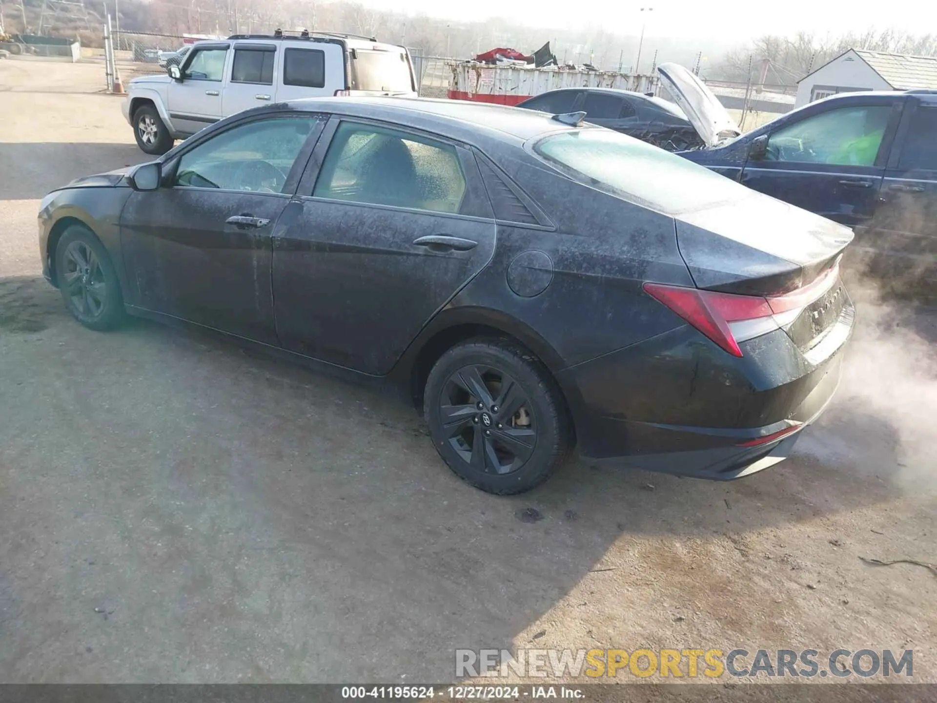 3 Photograph of a damaged car KMHLM4AG9MU119079 HYUNDAI ELANTRA 2021