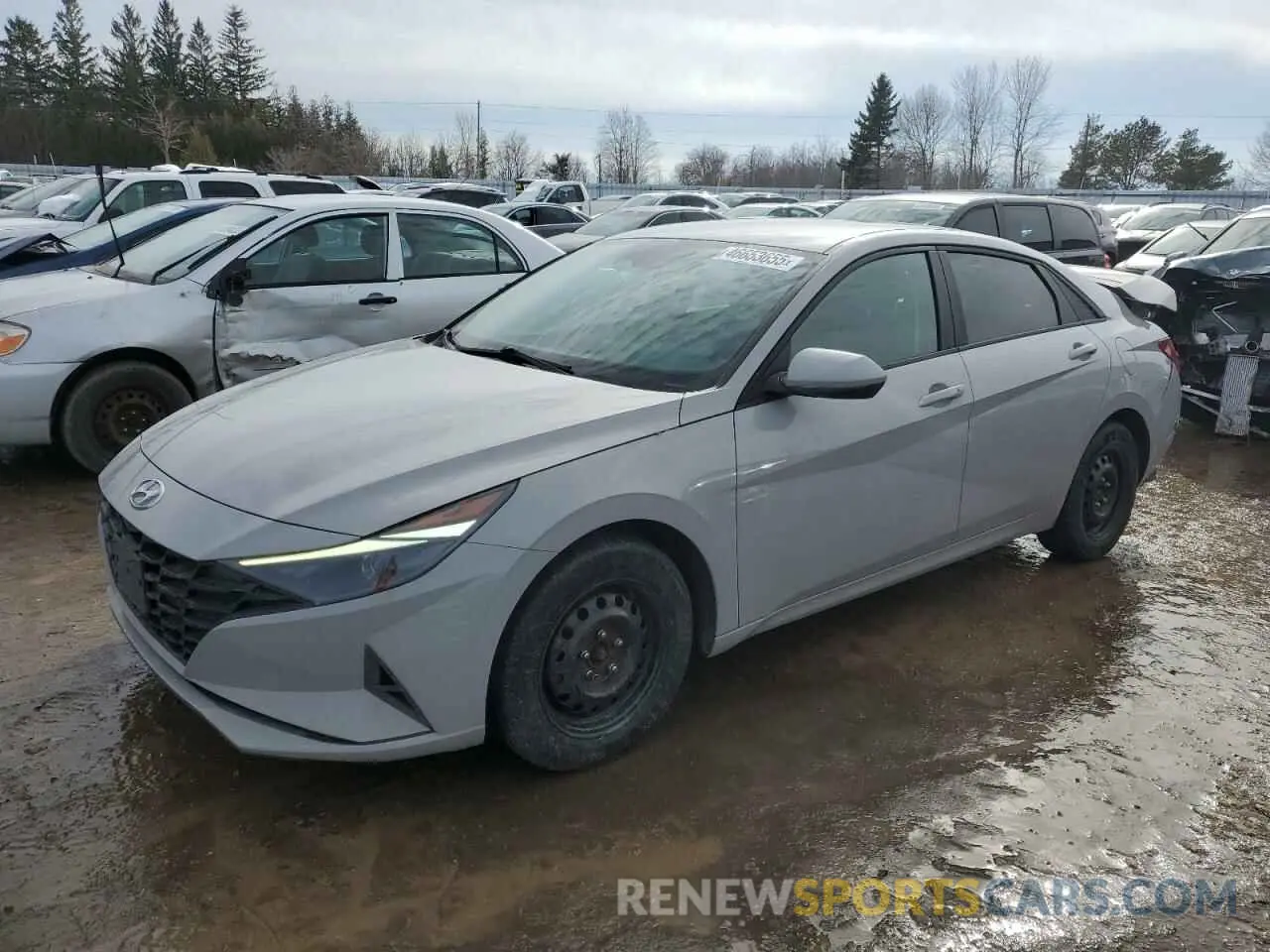 1 Photograph of a damaged car KMHLM4AG9MU197393 HYUNDAI ELANTRA 2021
