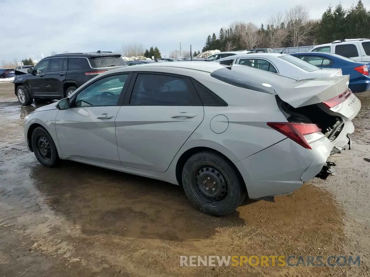 2 Photograph of a damaged car KMHLM4AG9MU197393 HYUNDAI ELANTRA 2021