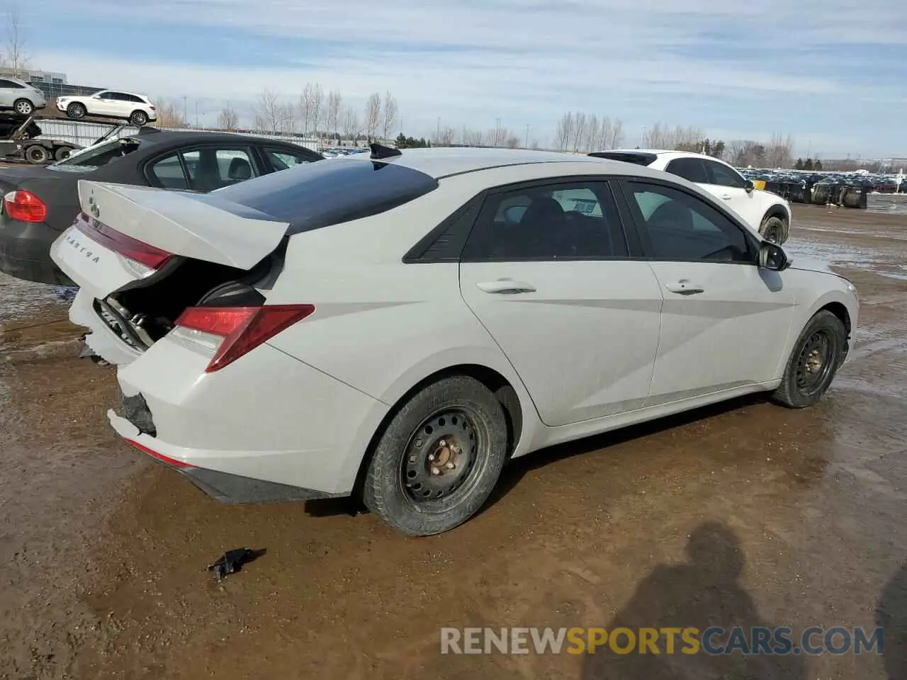 3 Photograph of a damaged car KMHLM4AG9MU197393 HYUNDAI ELANTRA 2021