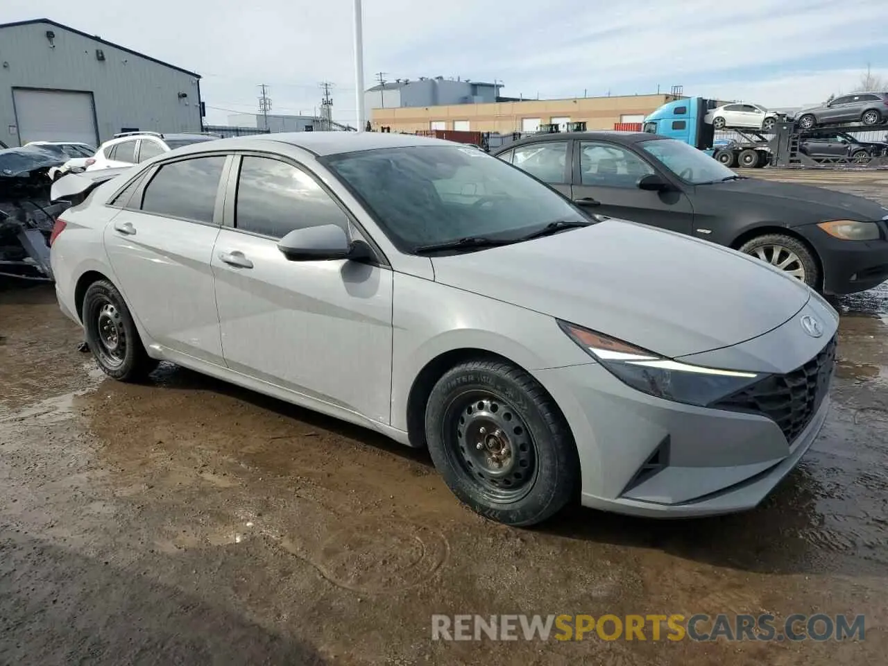 4 Photograph of a damaged car KMHLM4AG9MU197393 HYUNDAI ELANTRA 2021