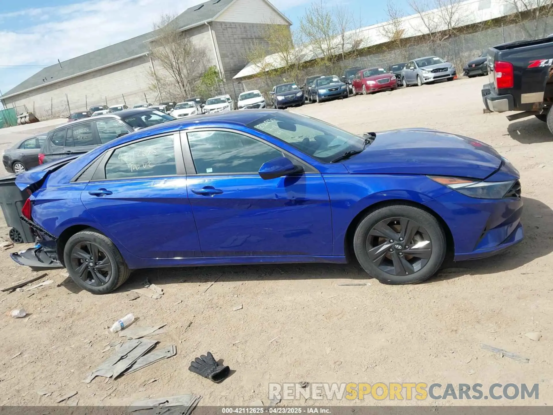13 Photograph of a damaged car KMHLM4AGXMU070121 HYUNDAI ELANTRA 2021