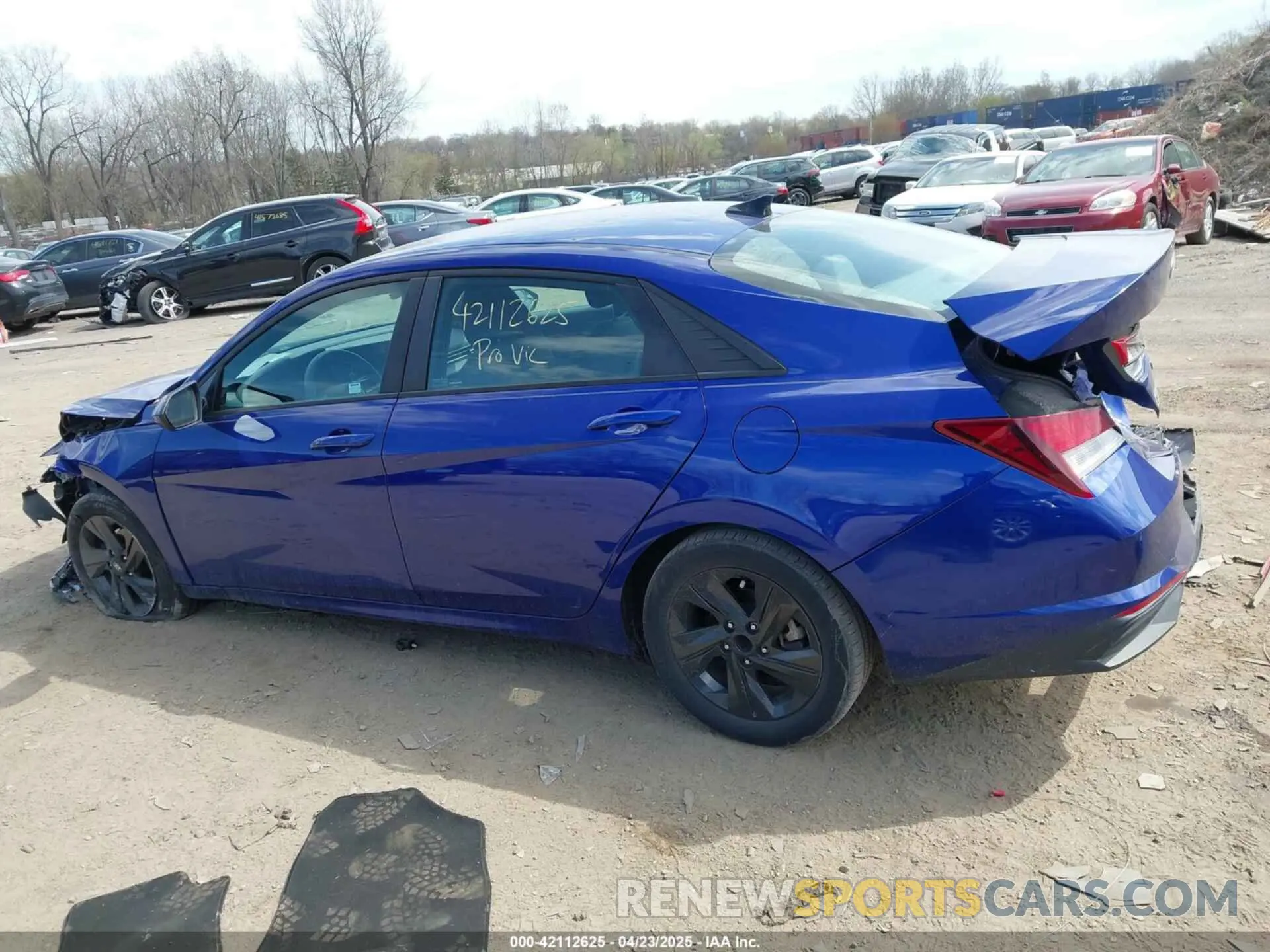 14 Photograph of a damaged car KMHLM4AGXMU070121 HYUNDAI ELANTRA 2021