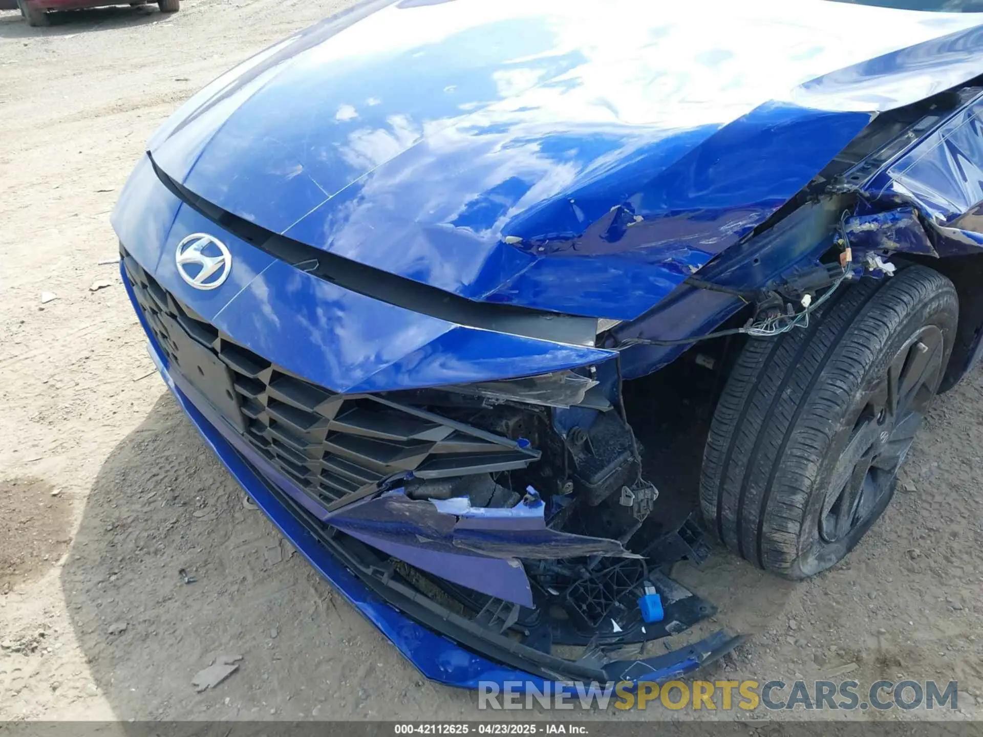 6 Photograph of a damaged car KMHLM4AGXMU070121 HYUNDAI ELANTRA 2021