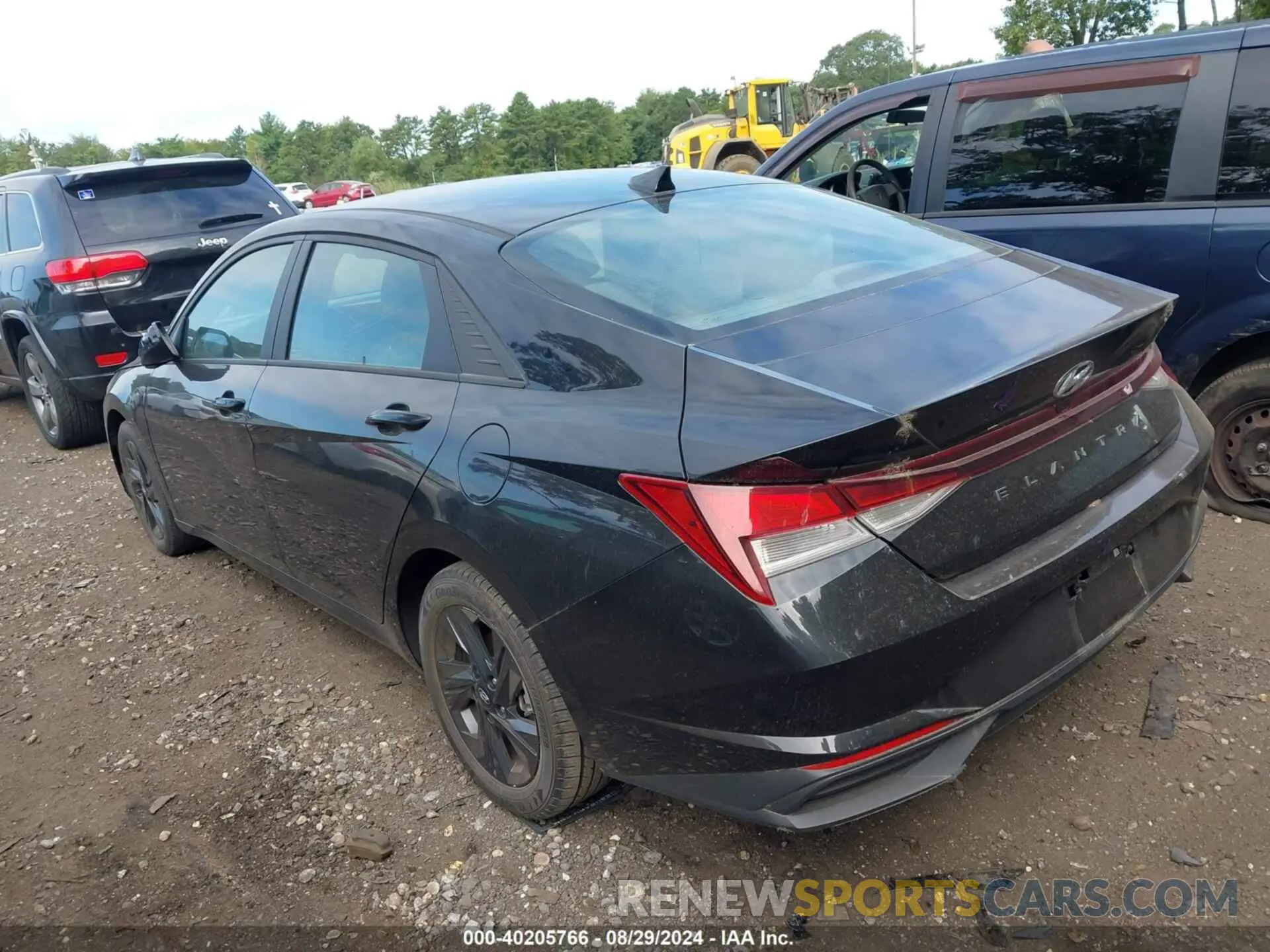 3 Photograph of a damaged car KMHLM4AGXMU071687 HYUNDAI ELANTRA 2021