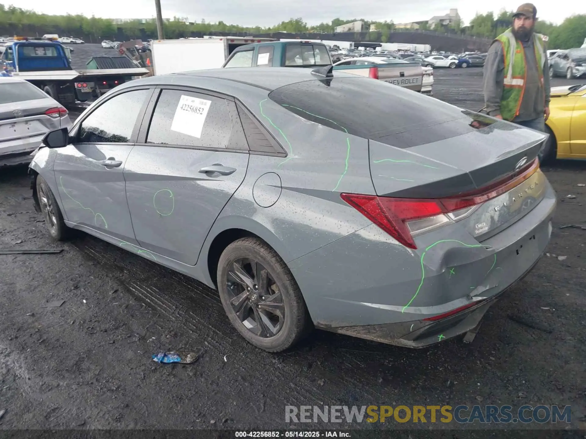 3 Photograph of a damaged car KMHLM4AGXMU110827 HYUNDAI ELANTRA 2021