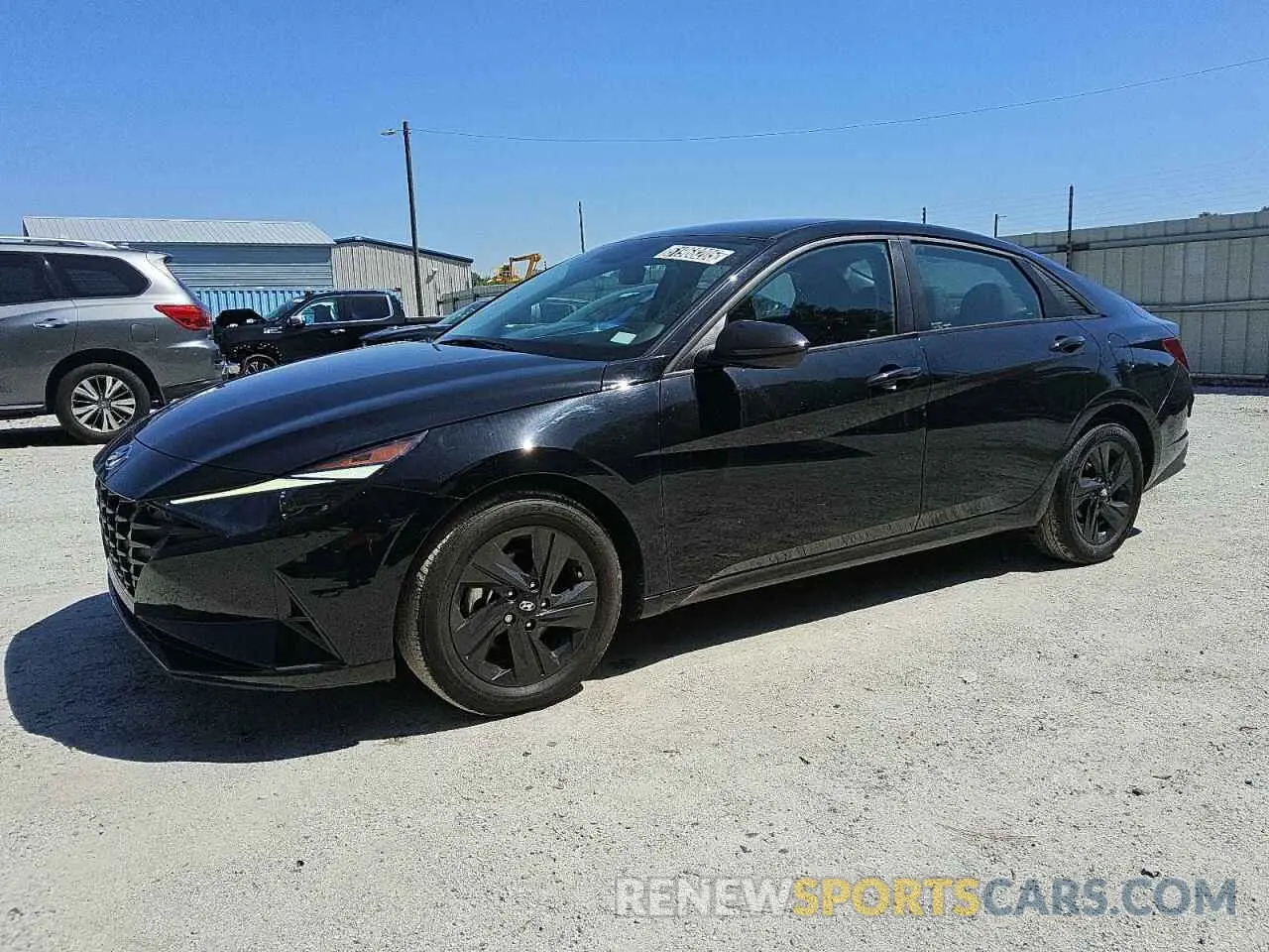 1 Photograph of a damaged car KMHLM4AGXMU121570 HYUNDAI ELANTRA 2021