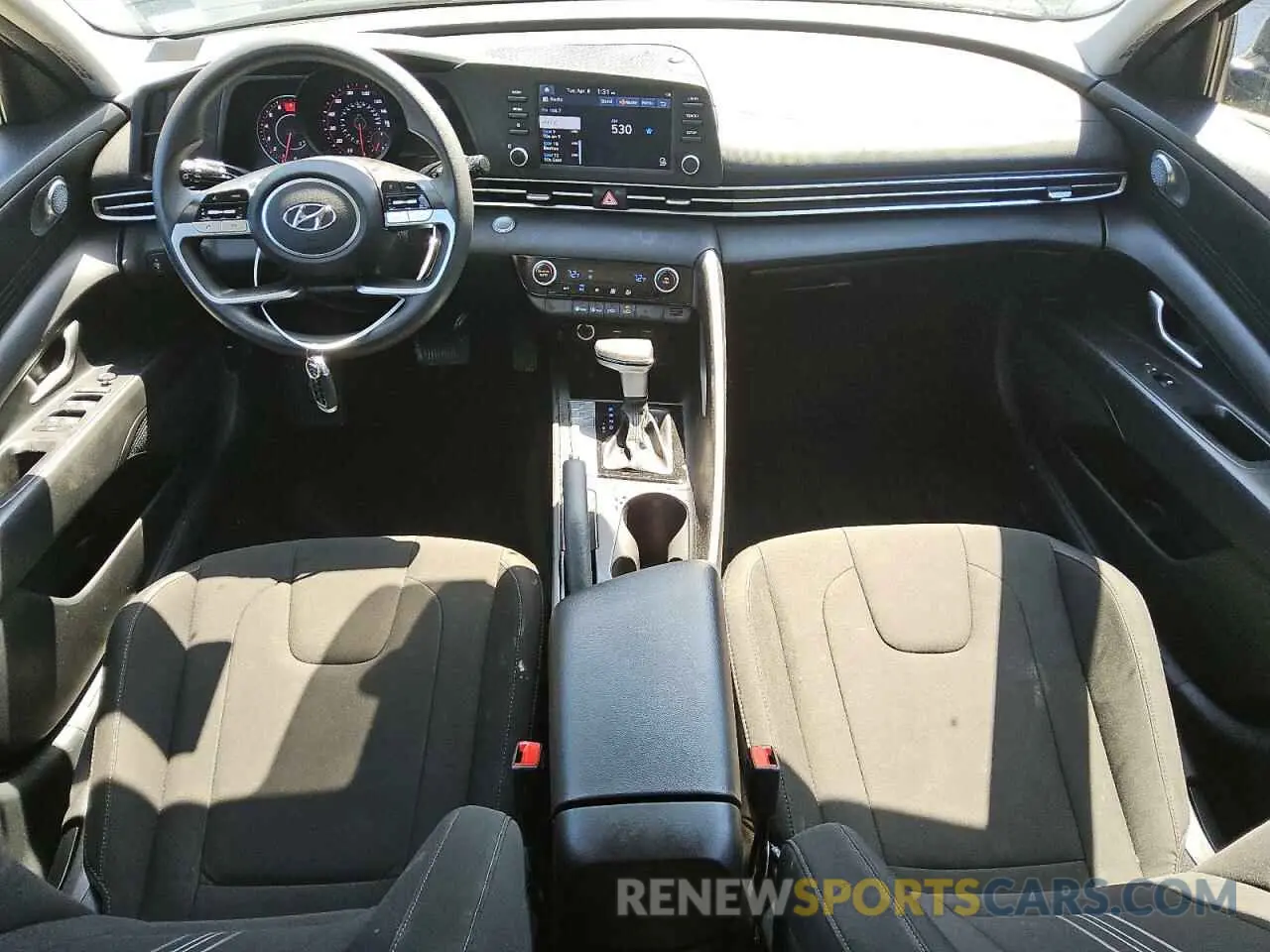 8 Photograph of a damaged car KMHLM4AGXMU121570 HYUNDAI ELANTRA 2021