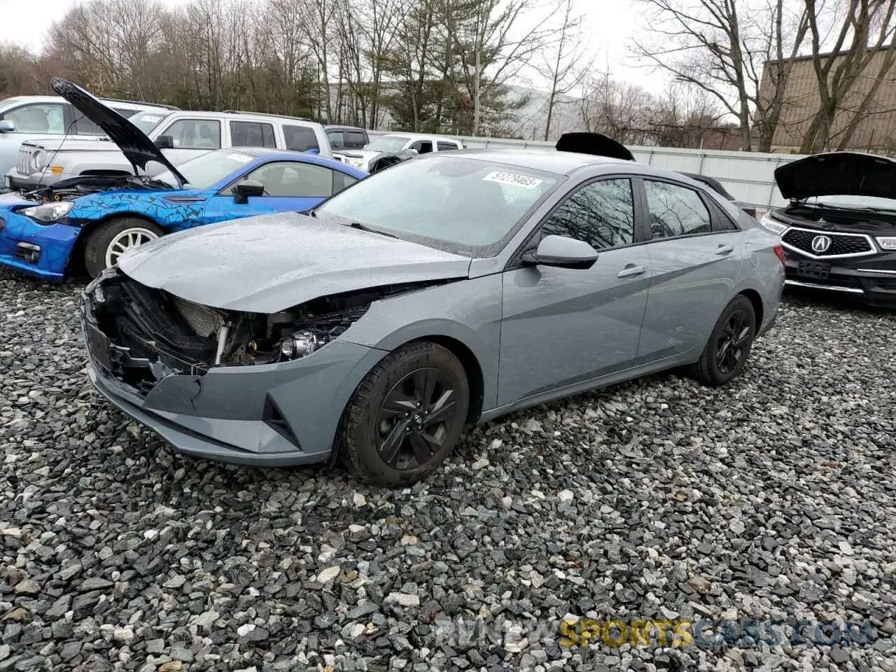 1 Photograph of a damaged car KMHLM4AGXMU123089 HYUNDAI ELANTRA 2021