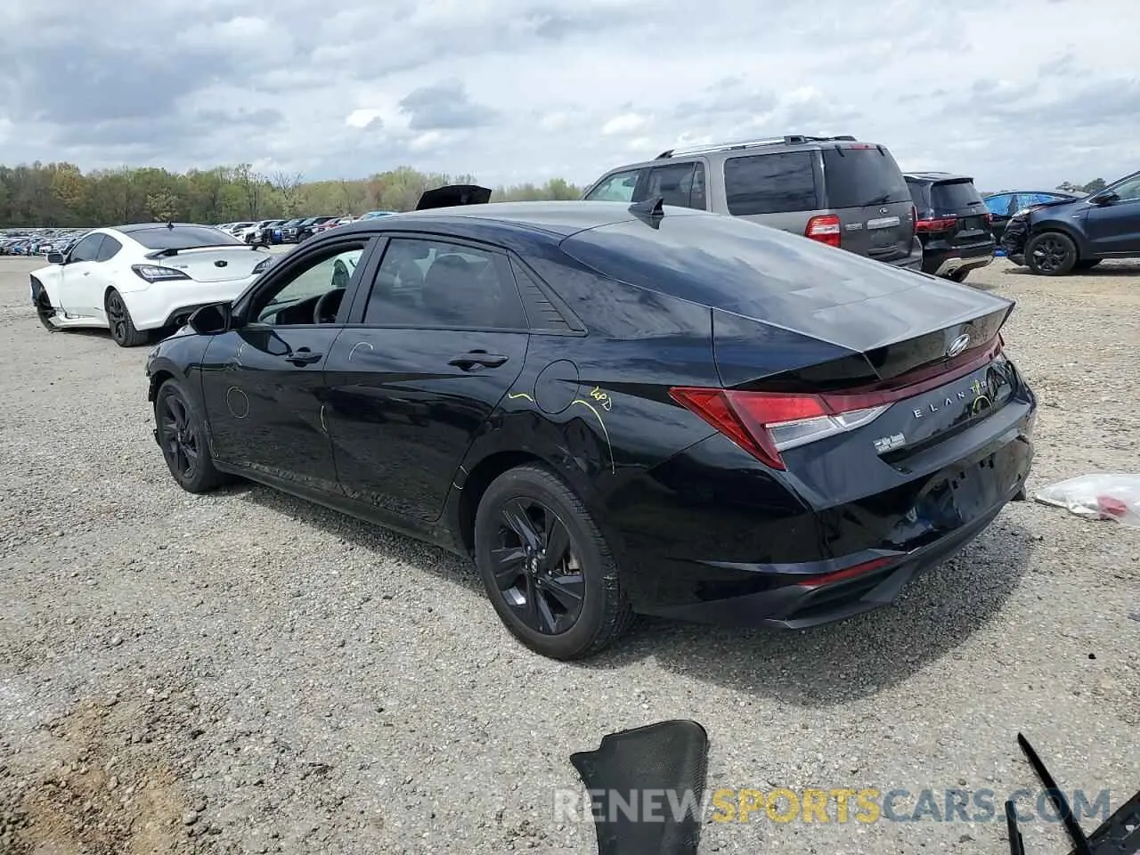 2 Photograph of a damaged car KMHLM4AGXMU147098 HYUNDAI ELANTRA 2021