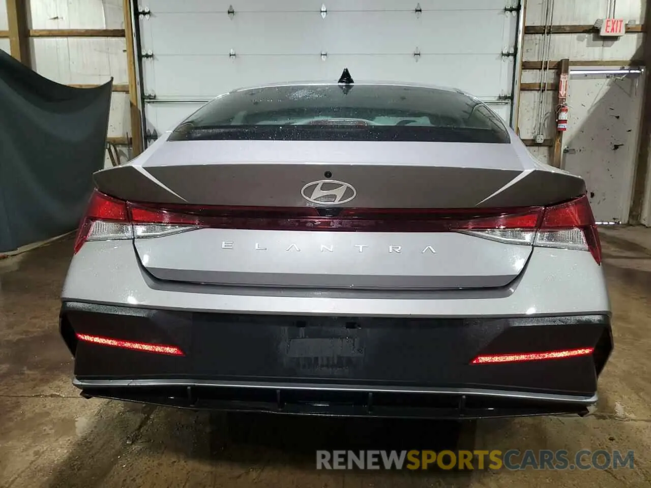 6 Photograph of a damaged car KMHLM4DGXRU650732 HYUNDAI ELANTRA 2021