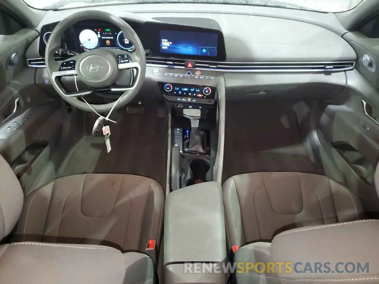8 Photograph of a damaged car KMHLM4DGXRU650732 HYUNDAI ELANTRA 2021