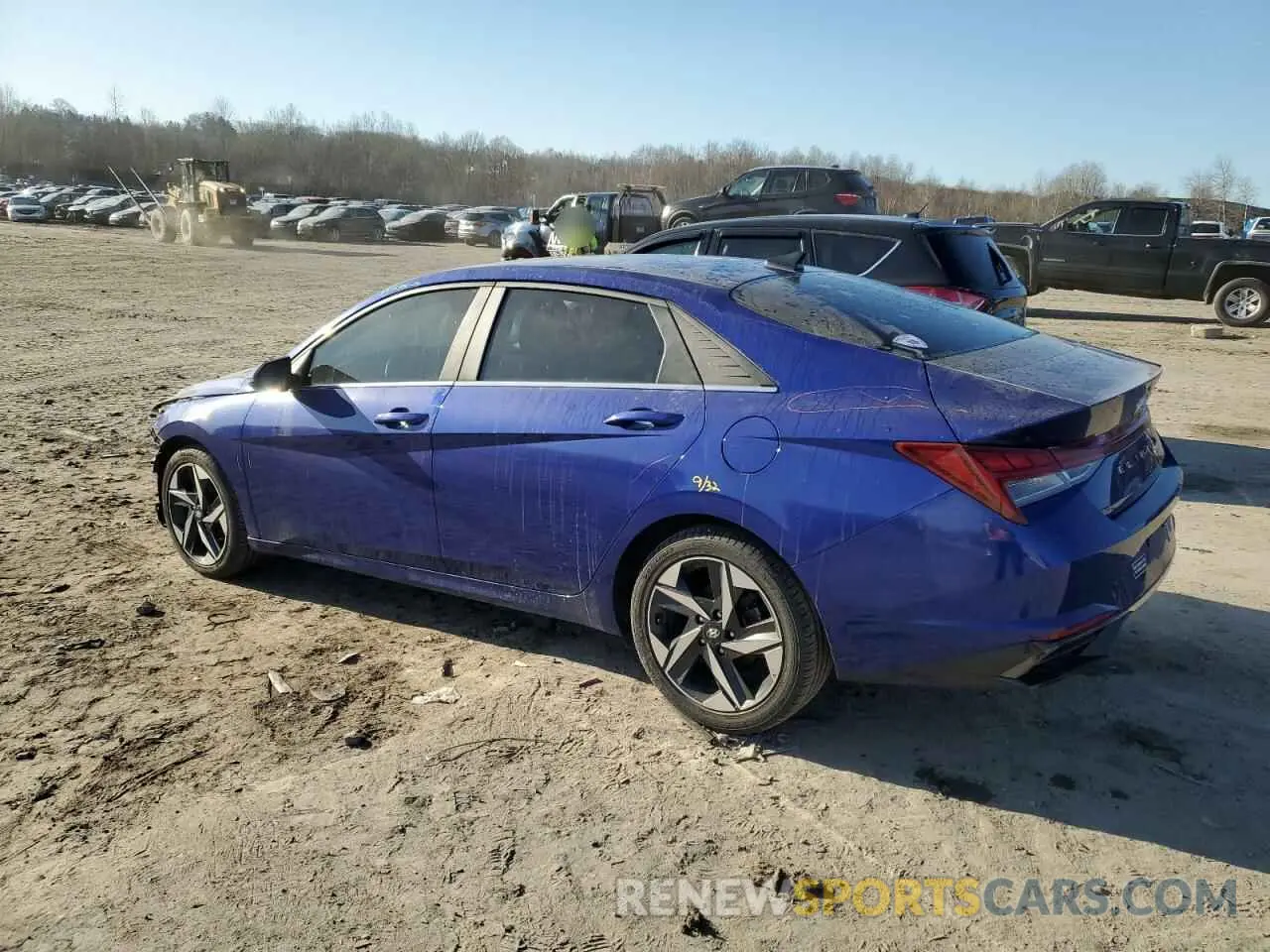2 Photograph of a damaged car KMHLN4AG0MU139167 HYUNDAI ELANTRA 2021