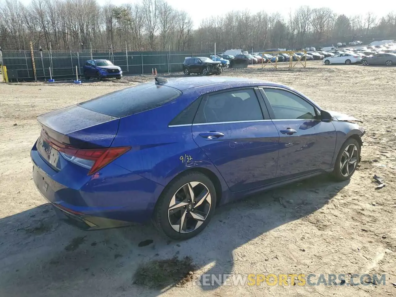 3 Photograph of a damaged car KMHLN4AG0MU139167 HYUNDAI ELANTRA 2021