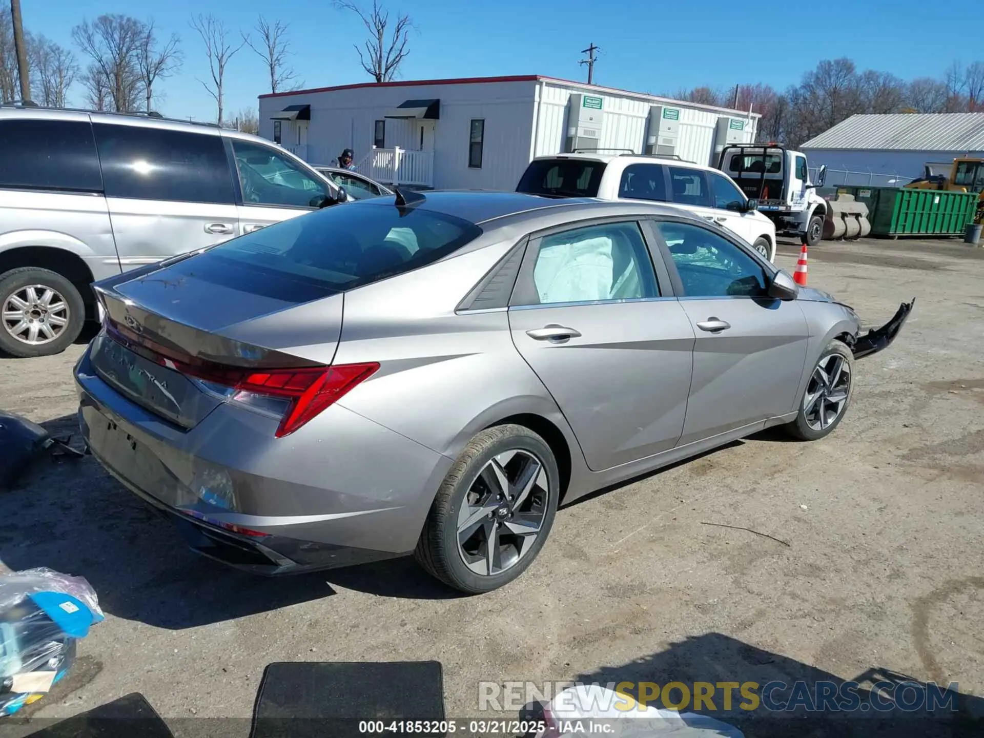 4 Photograph of a damaged car KMHLN4AG0MU155577 HYUNDAI ELANTRA 2021
