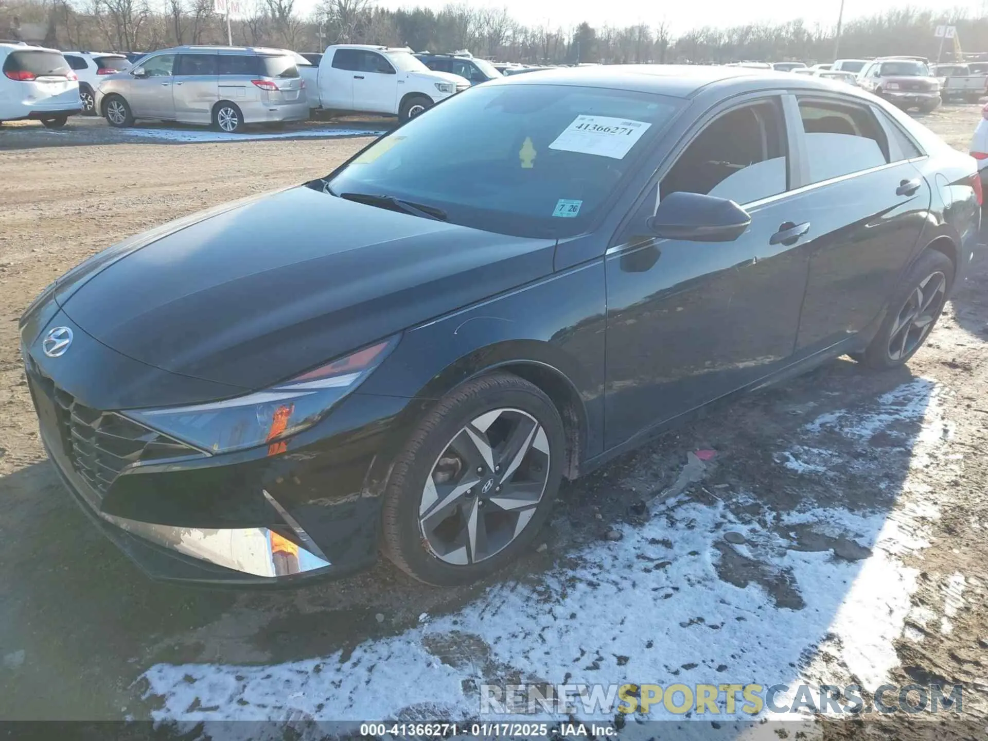 2 Photograph of a damaged car KMHLN4AG1MU099973 HYUNDAI ELANTRA 2021