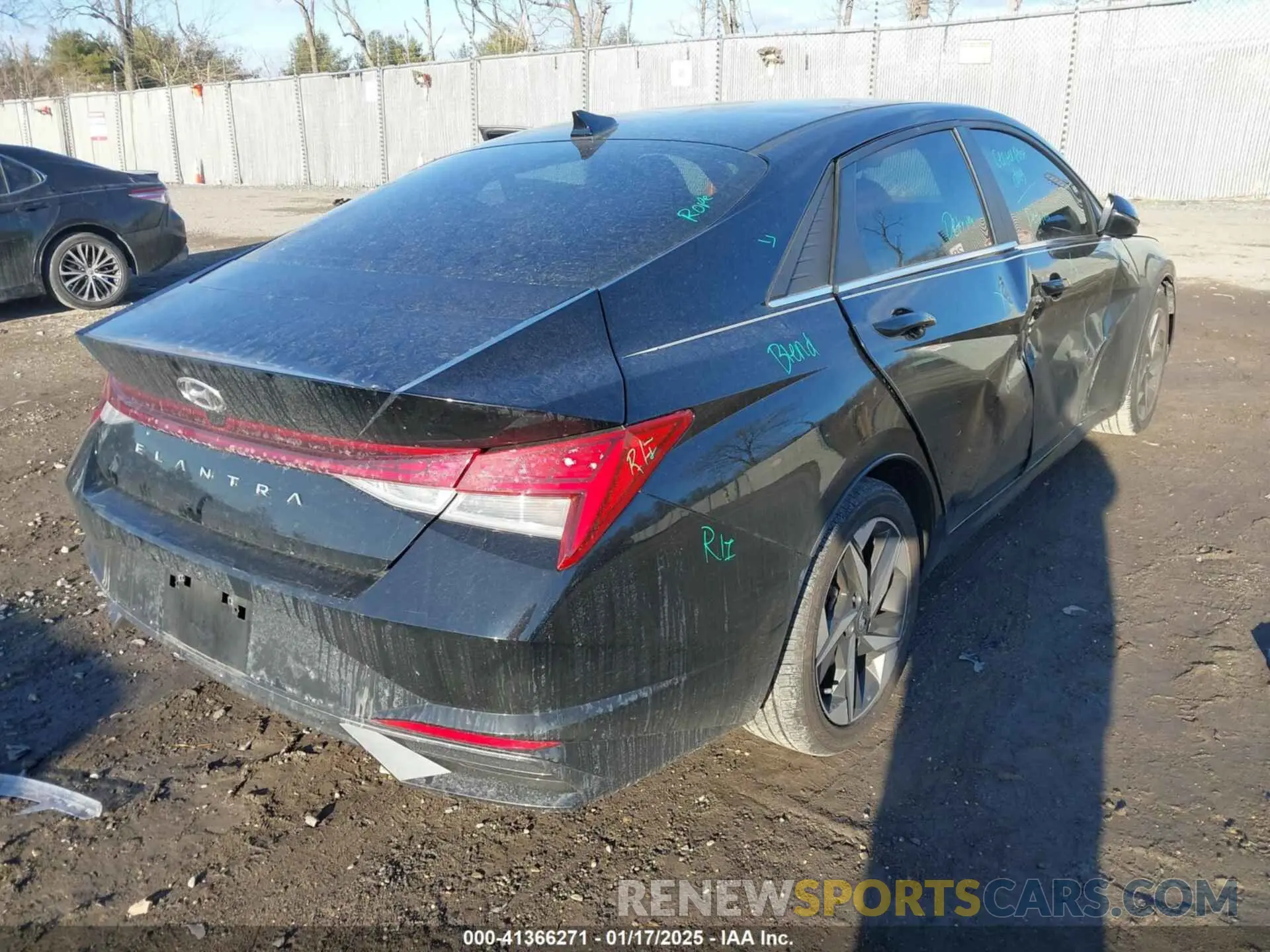 4 Photograph of a damaged car KMHLN4AG1MU099973 HYUNDAI ELANTRA 2021