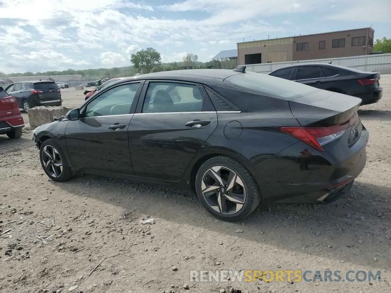 2 Photograph of a damaged car KMHLN4AG2MU140014 HYUNDAI ELANTRA 2021