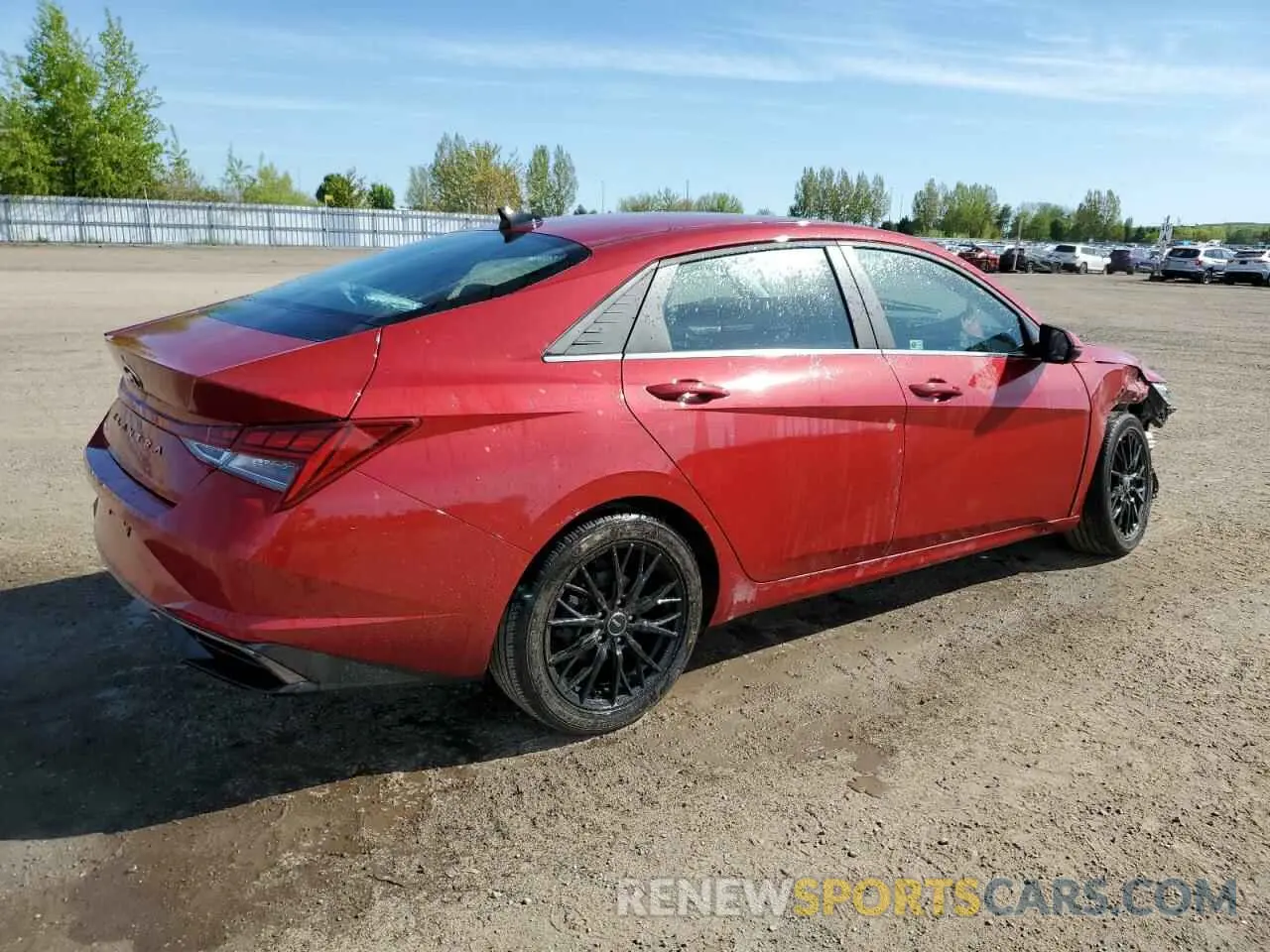 3 Photograph of a damaged car KMHLN4AG2MU168556 HYUNDAI ELANTRA 2021