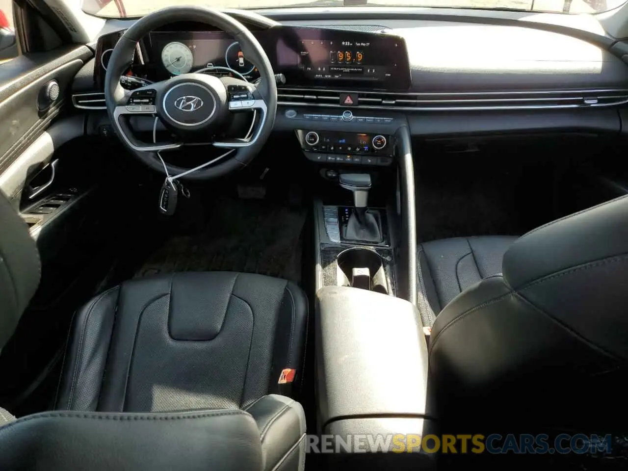 8 Photograph of a damaged car KMHLN4AG2MU168556 HYUNDAI ELANTRA 2021