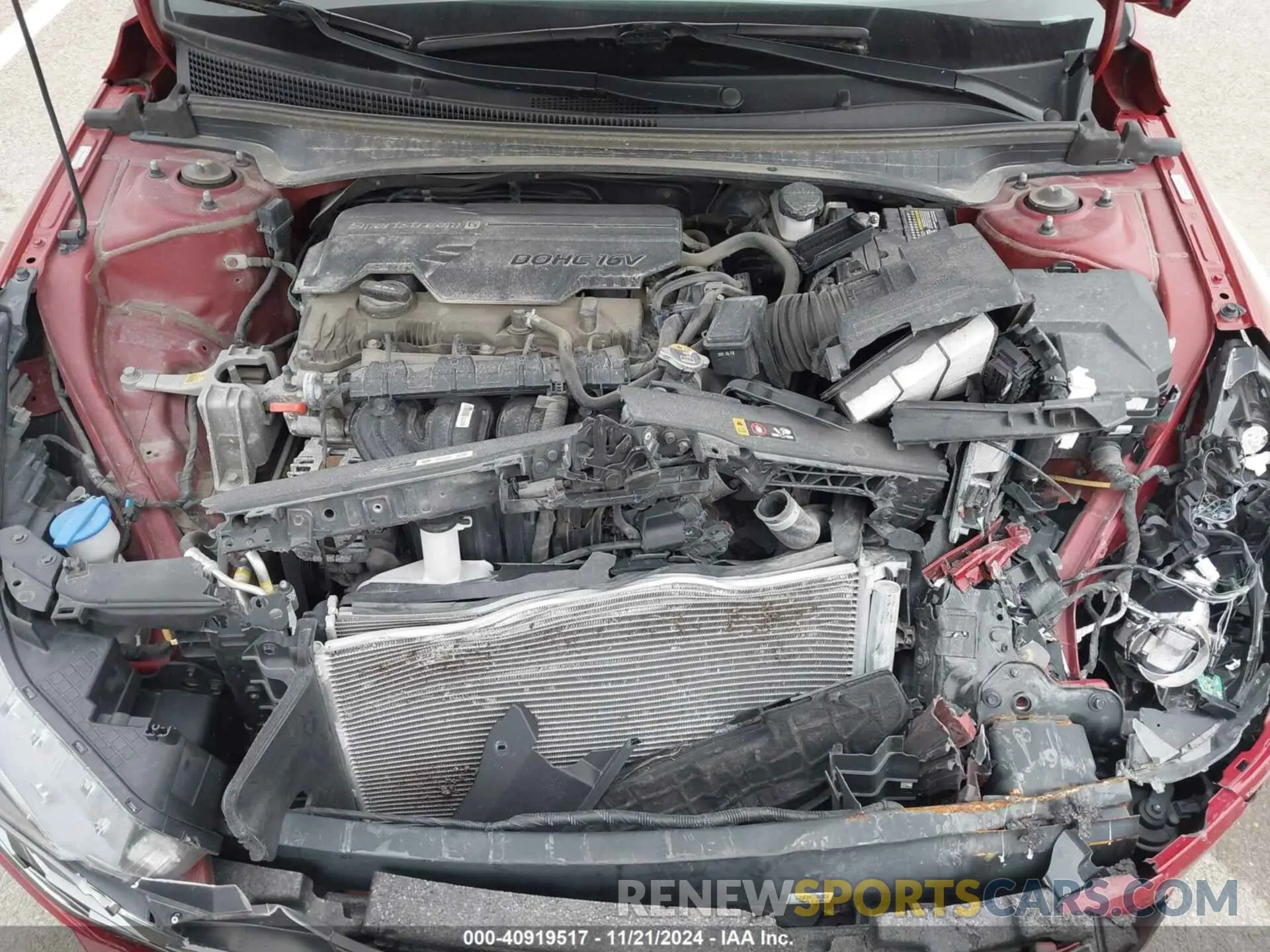 10 Photograph of a damaged car KMHLN4AG2MU179394 HYUNDAI ELANTRA 2021