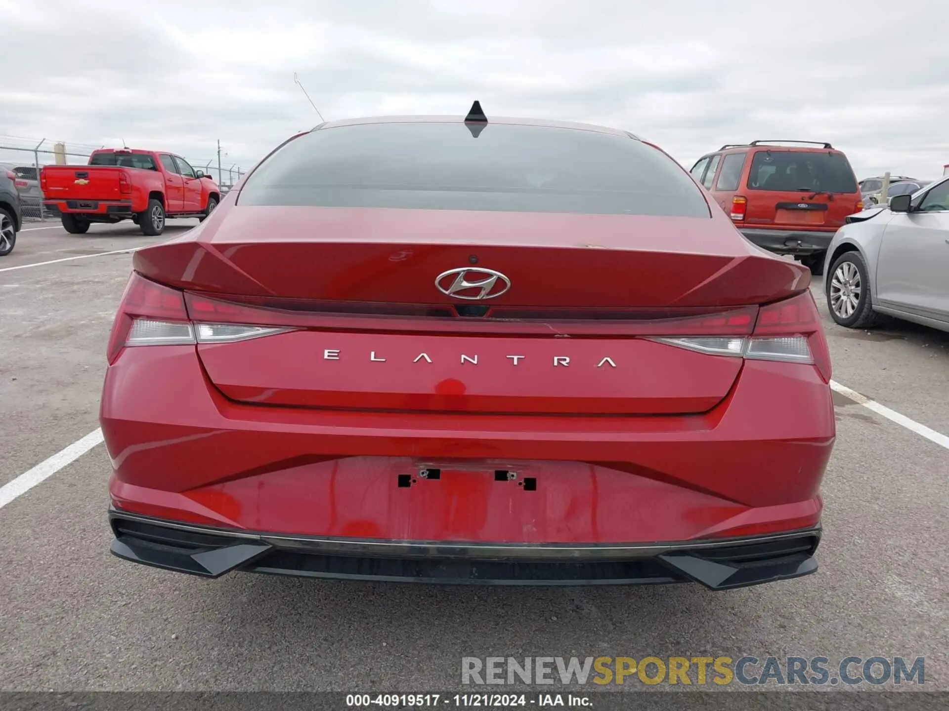 16 Photograph of a damaged car KMHLN4AG2MU179394 HYUNDAI ELANTRA 2021