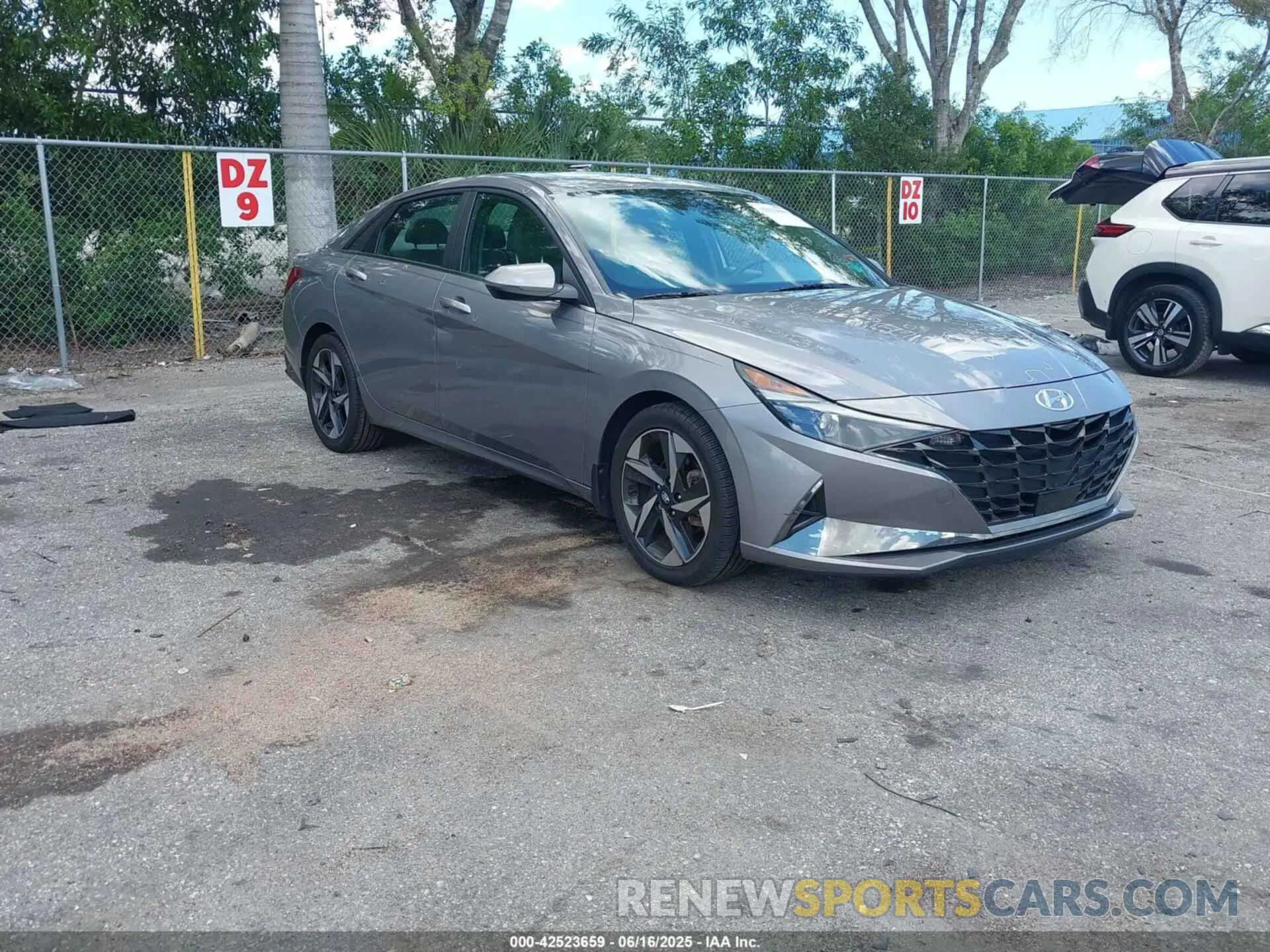 1 Photograph of a damaged car KMHLN4AG3MU179579 HYUNDAI ELANTRA 2021
