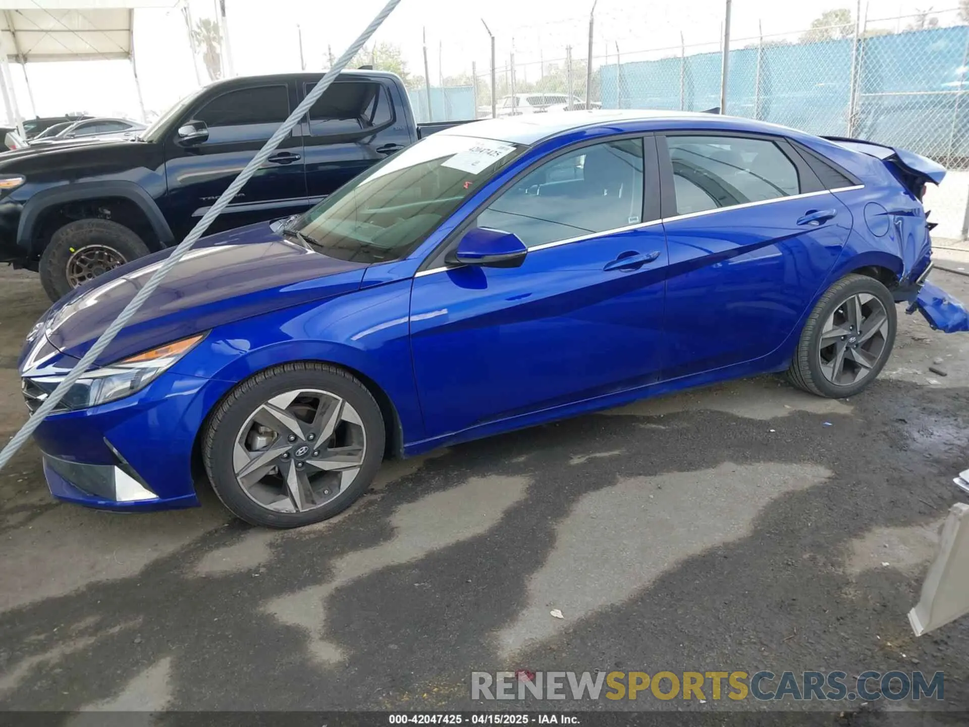 14 Photograph of a damaged car KMHLN4AG4MU098168 HYUNDAI ELANTRA 2021