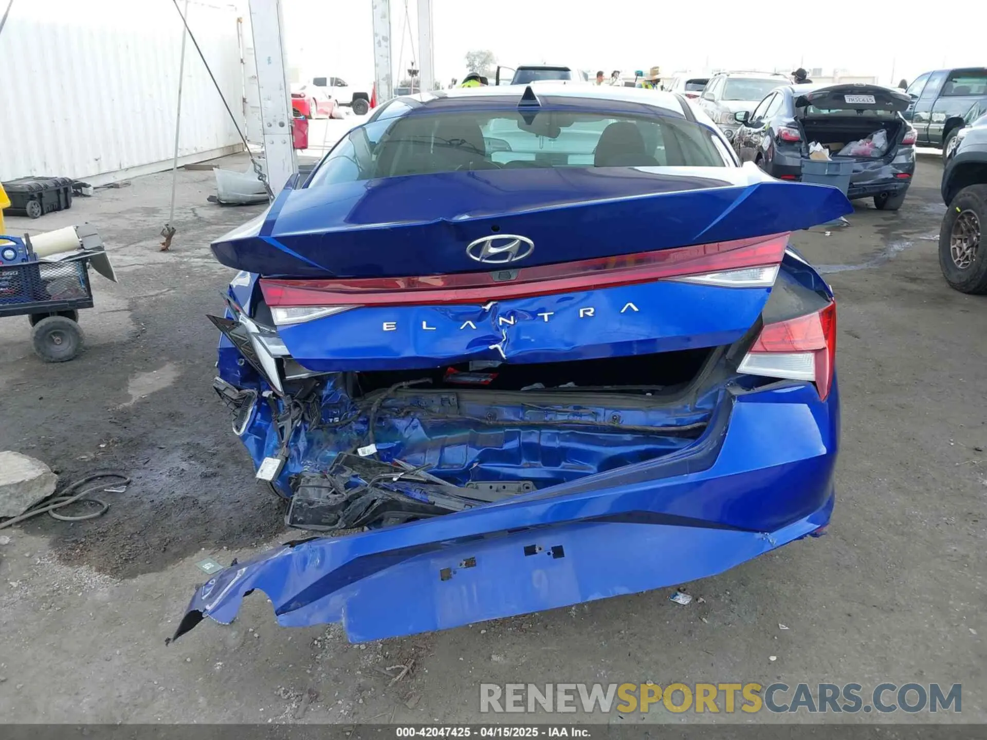 16 Photograph of a damaged car KMHLN4AG4MU098168 HYUNDAI ELANTRA 2021