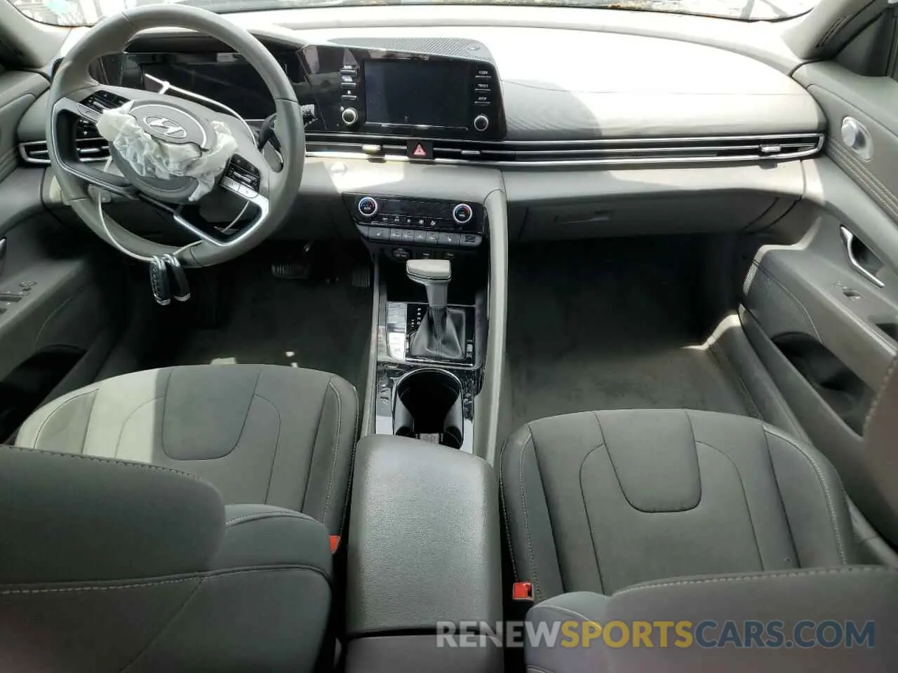 8 Photograph of a damaged car KMHLN4AG4MU128480 HYUNDAI ELANTRA 2021
