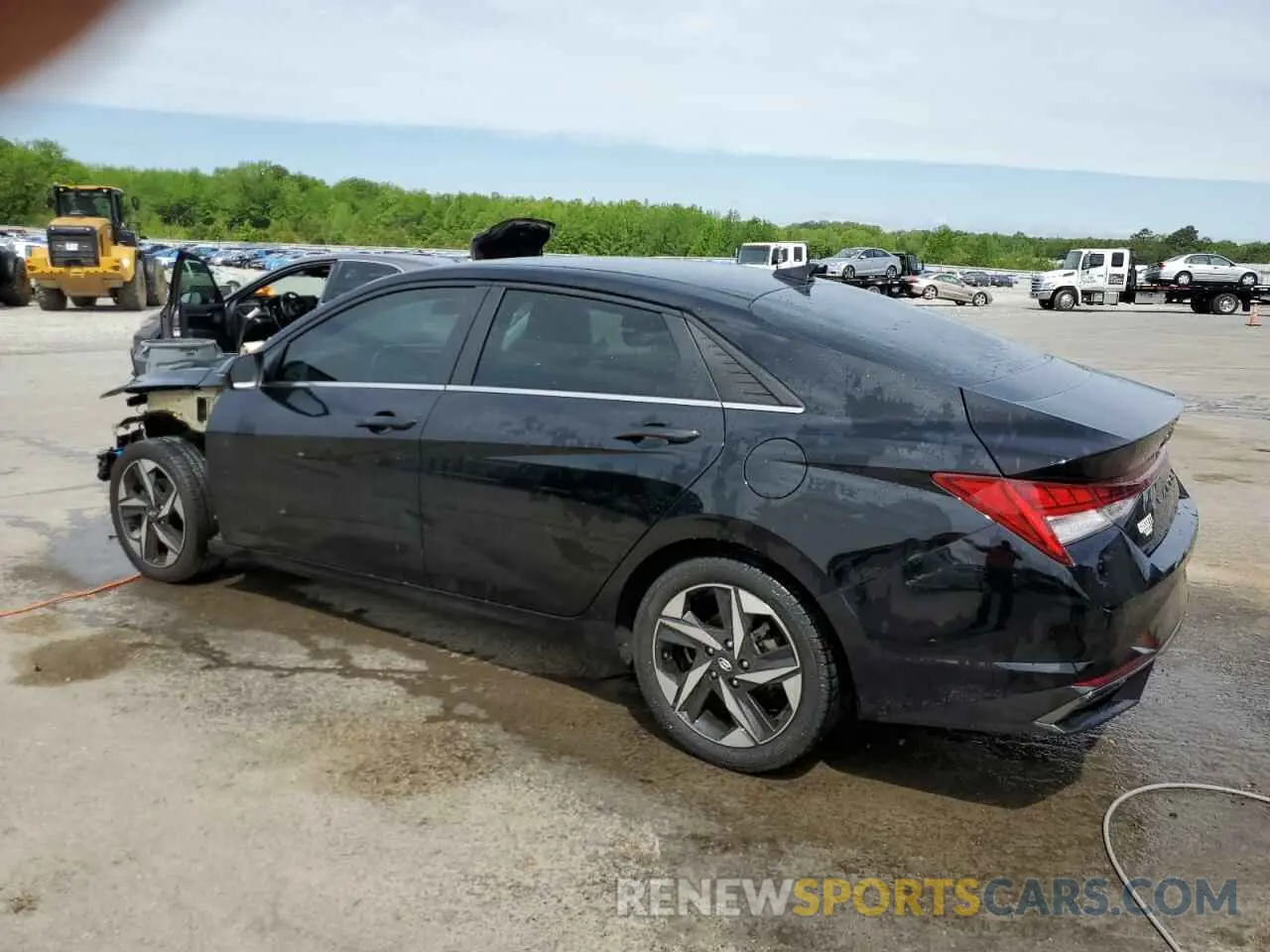 2 Photograph of a damaged car KMHLN4AG5MU118993 HYUNDAI ELANTRA 2021