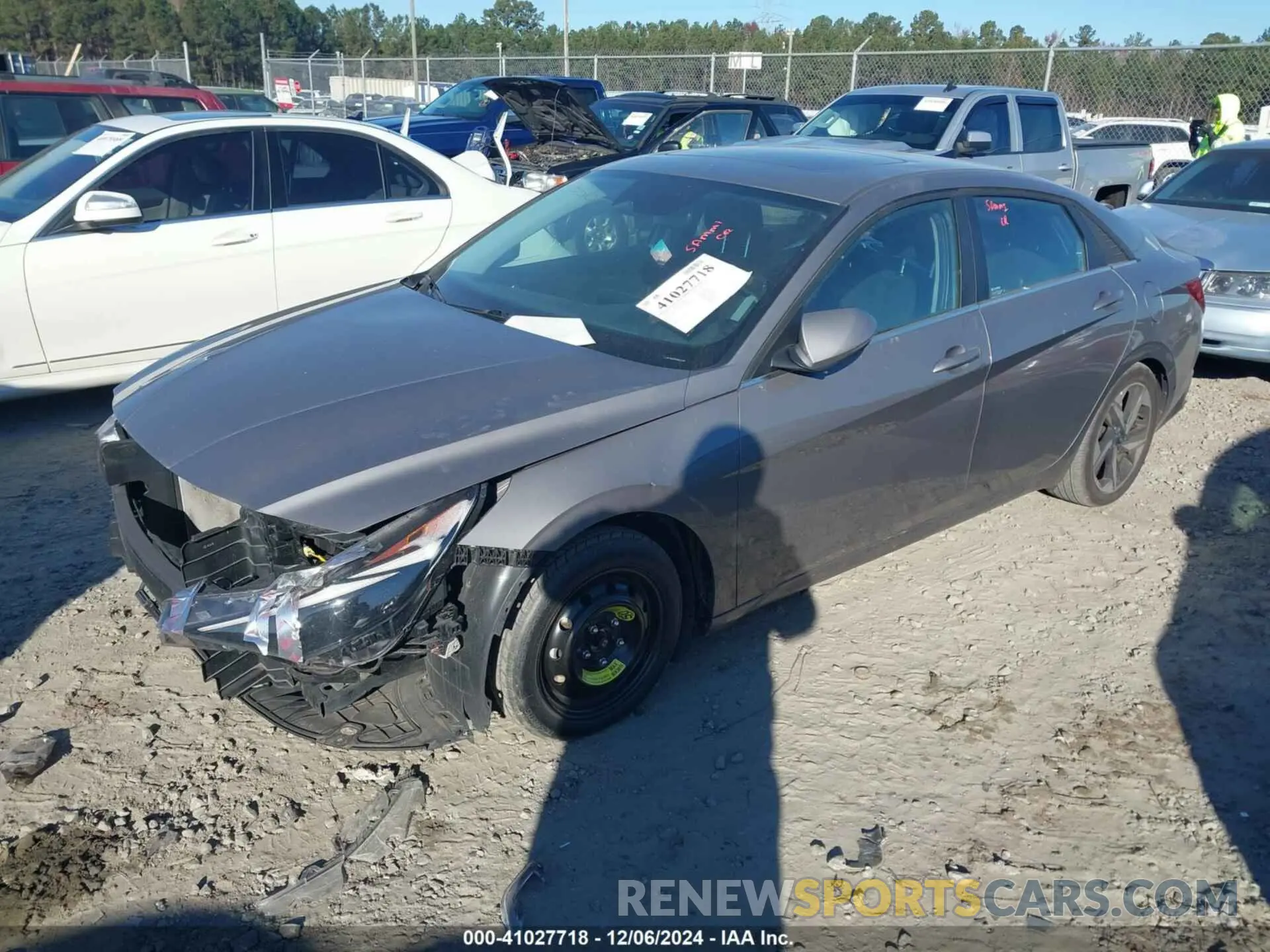 2 Photograph of a damaged car KMHLN4AG5MU143506 HYUNDAI ELANTRA 2021