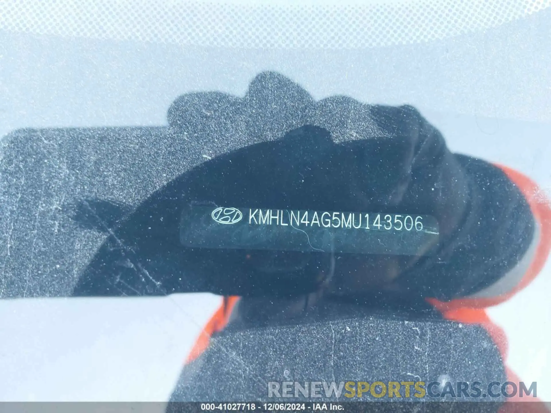 9 Photograph of a damaged car KMHLN4AG5MU143506 HYUNDAI ELANTRA 2021