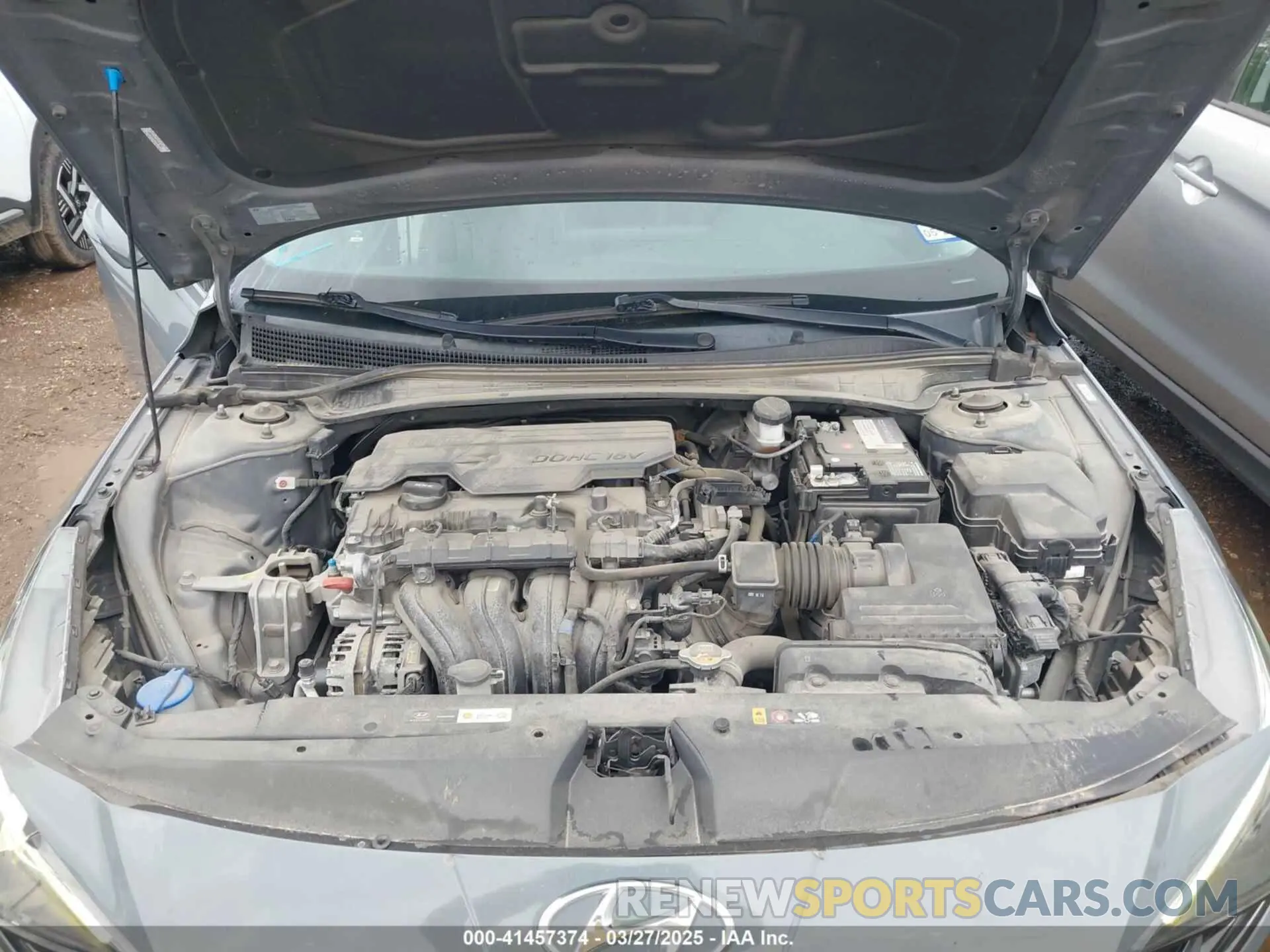 10 Photograph of a damaged car KMHLN4AG6MU090007 HYUNDAI ELANTRA 2021