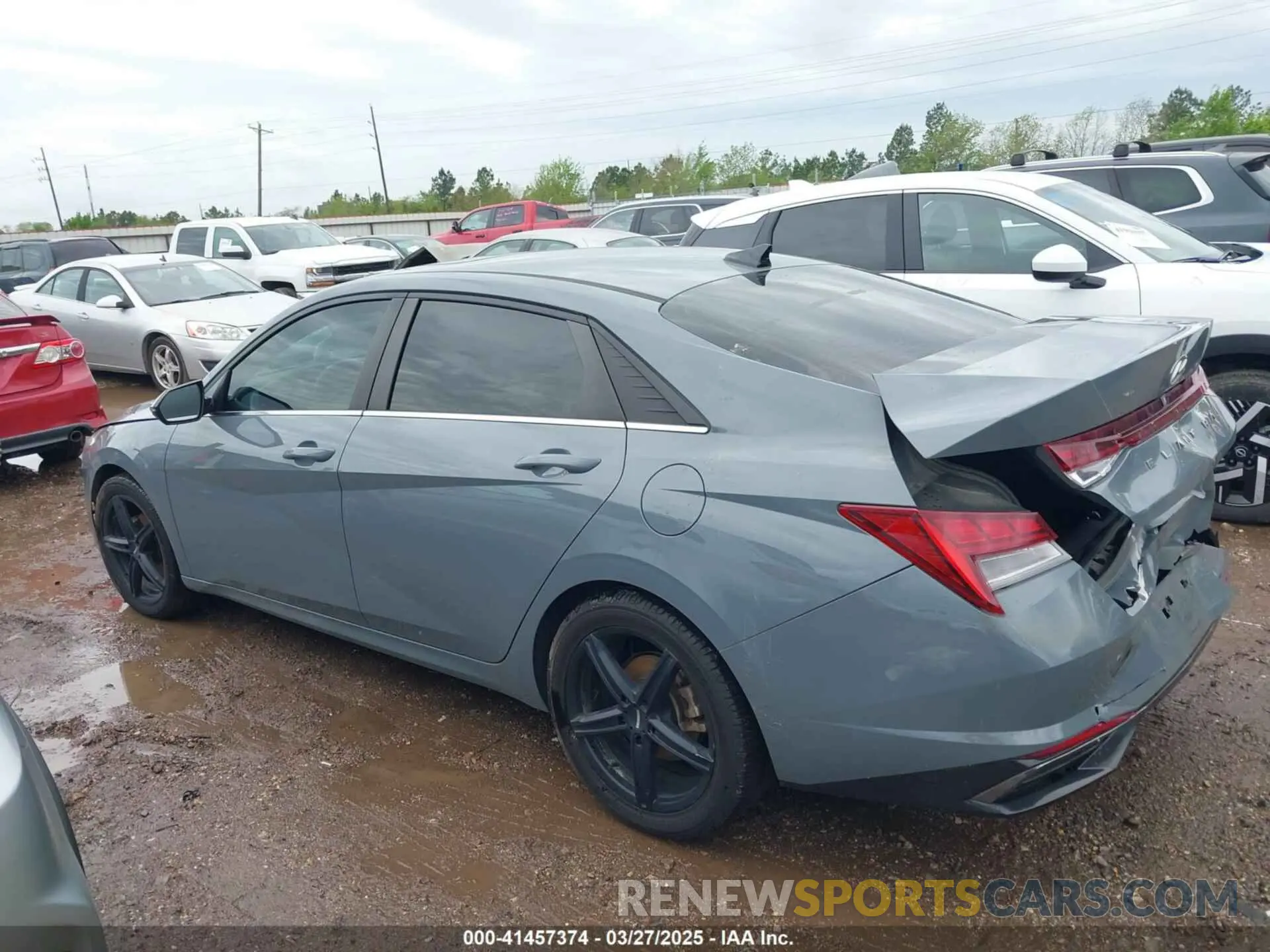 14 Photograph of a damaged car KMHLN4AG6MU090007 HYUNDAI ELANTRA 2021