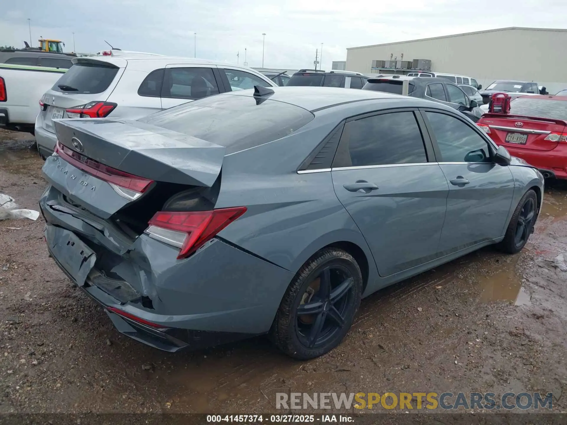 4 Photograph of a damaged car KMHLN4AG6MU090007 HYUNDAI ELANTRA 2021