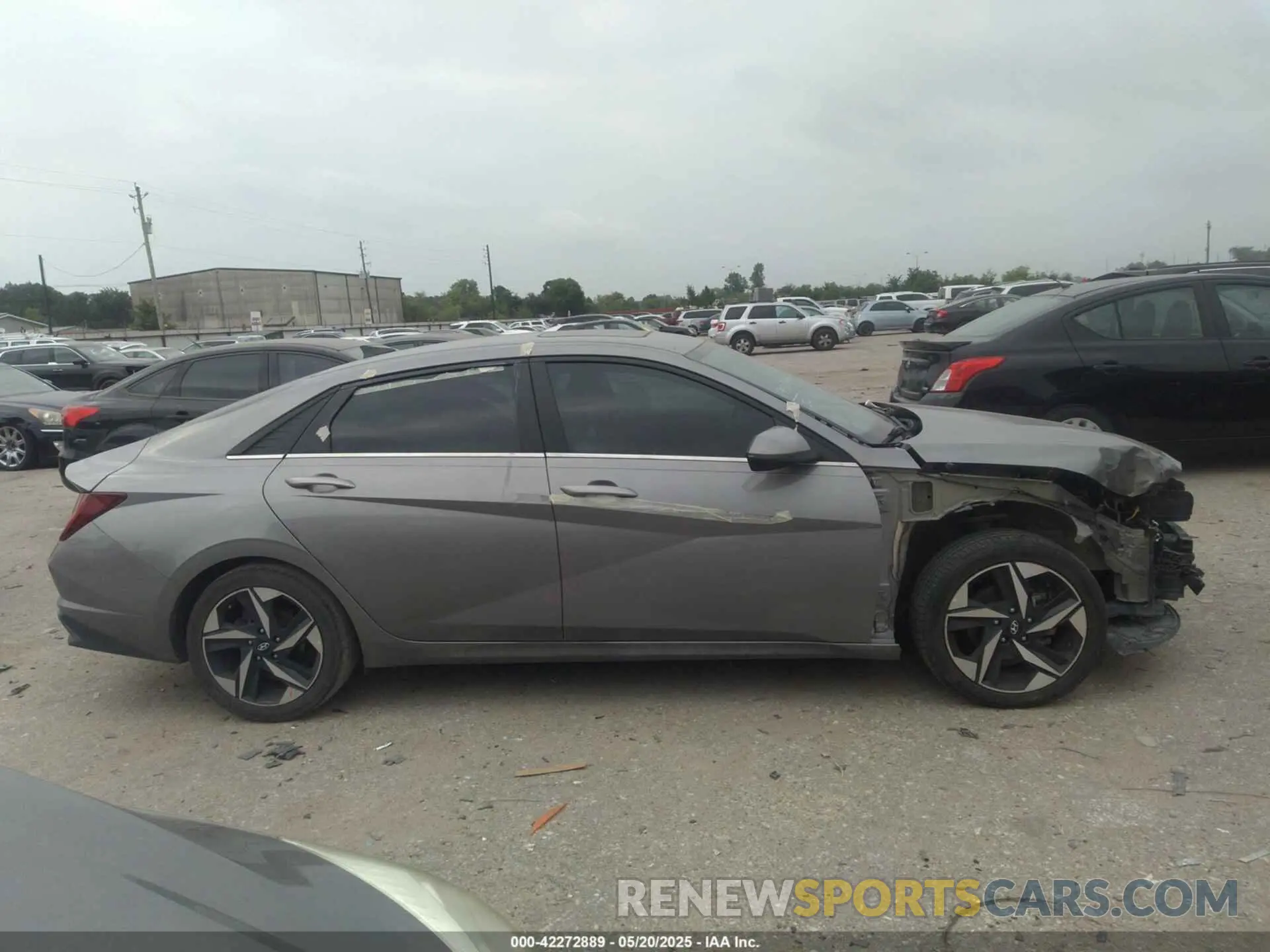 14 Photograph of a damaged car KMHLN4AG6MU091397 HYUNDAI ELANTRA 2021