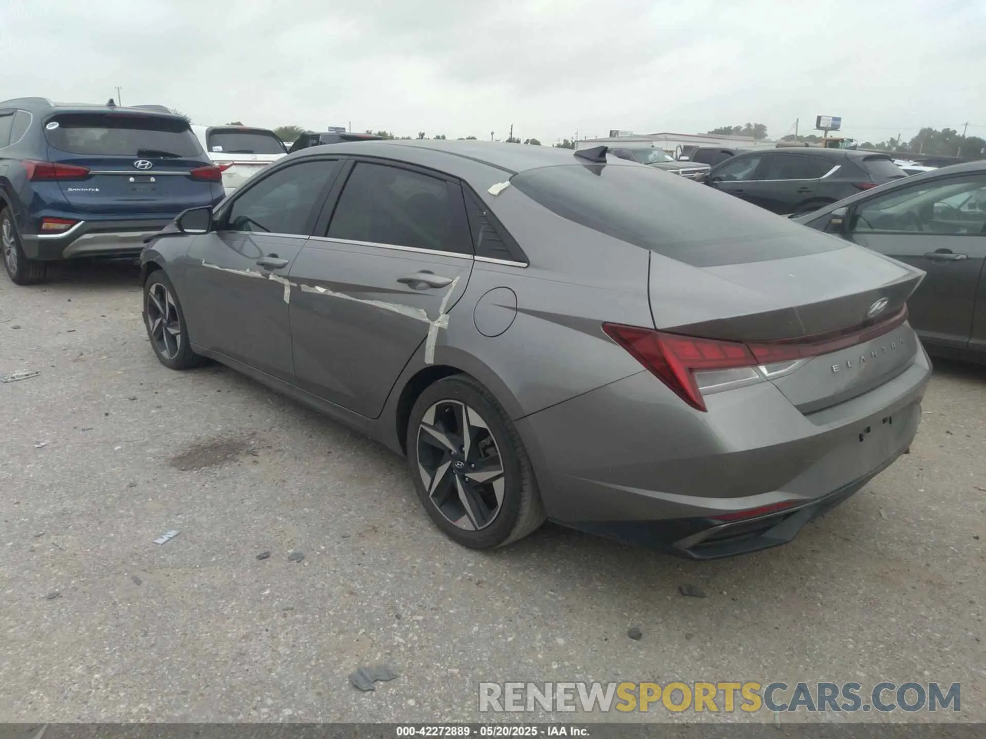 3 Photograph of a damaged car KMHLN4AG6MU091397 HYUNDAI ELANTRA 2021