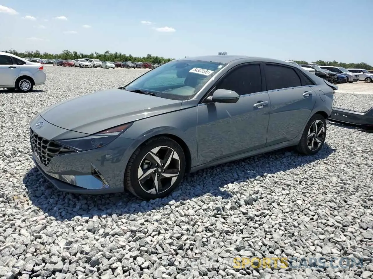1 Photograph of a damaged car KMHLN4AG6MU119005 HYUNDAI ELANTRA 2021