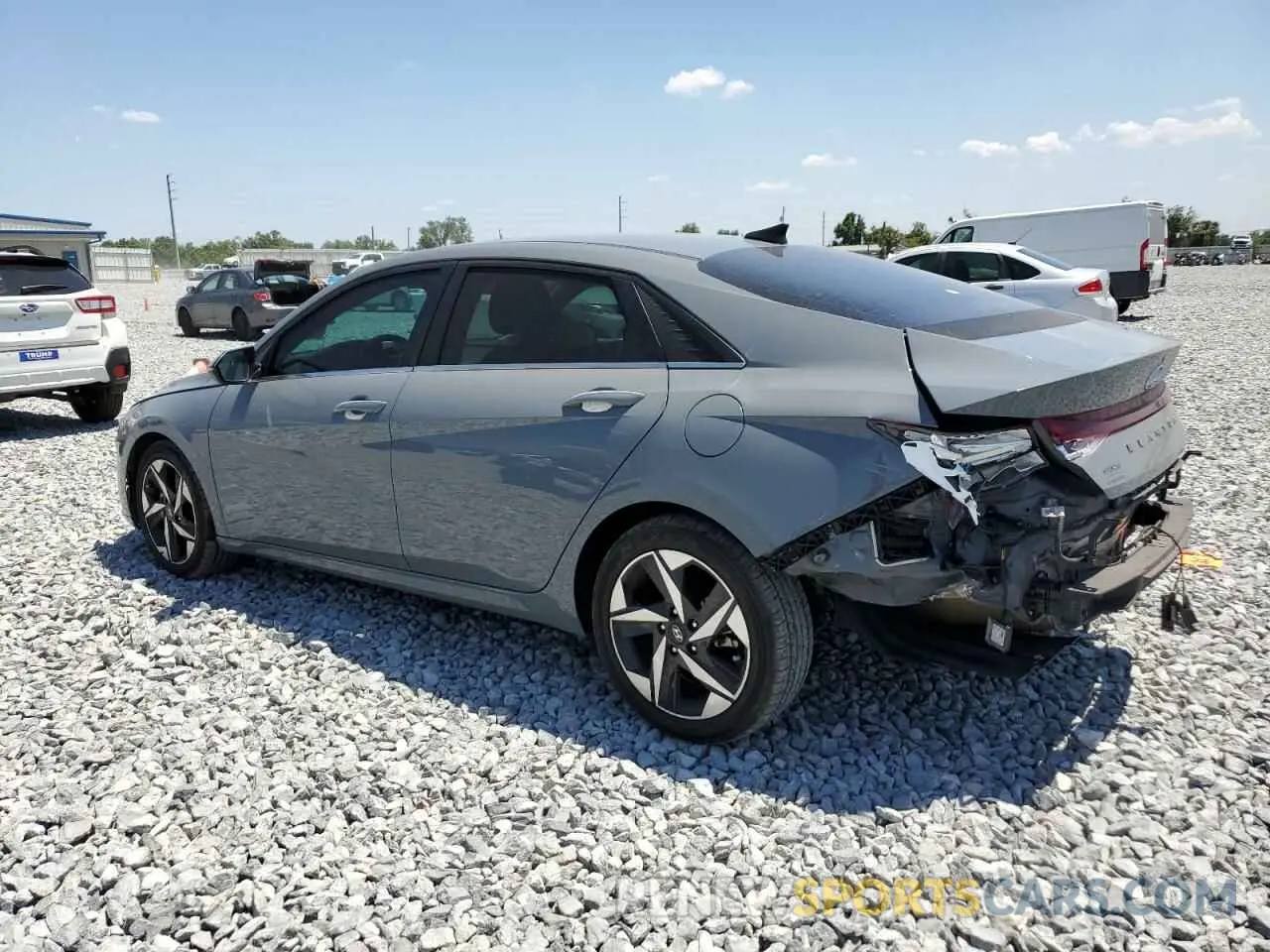 2 Photograph of a damaged car KMHLN4AG6MU119005 HYUNDAI ELANTRA 2021