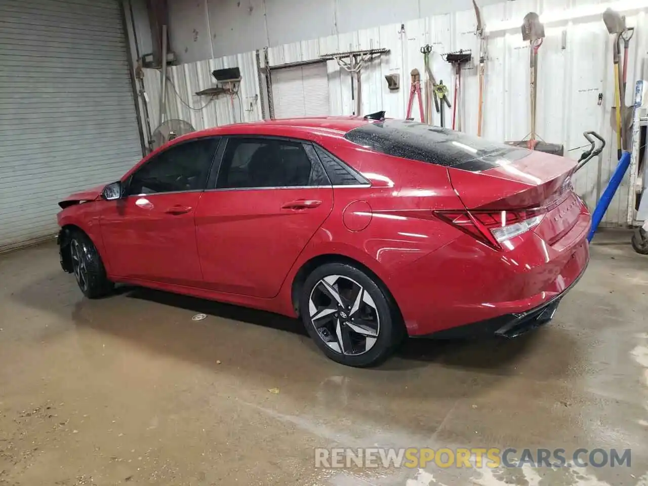 2 Photograph of a damaged car KMHLN4AG7MU090503 HYUNDAI ELANTRA 2021