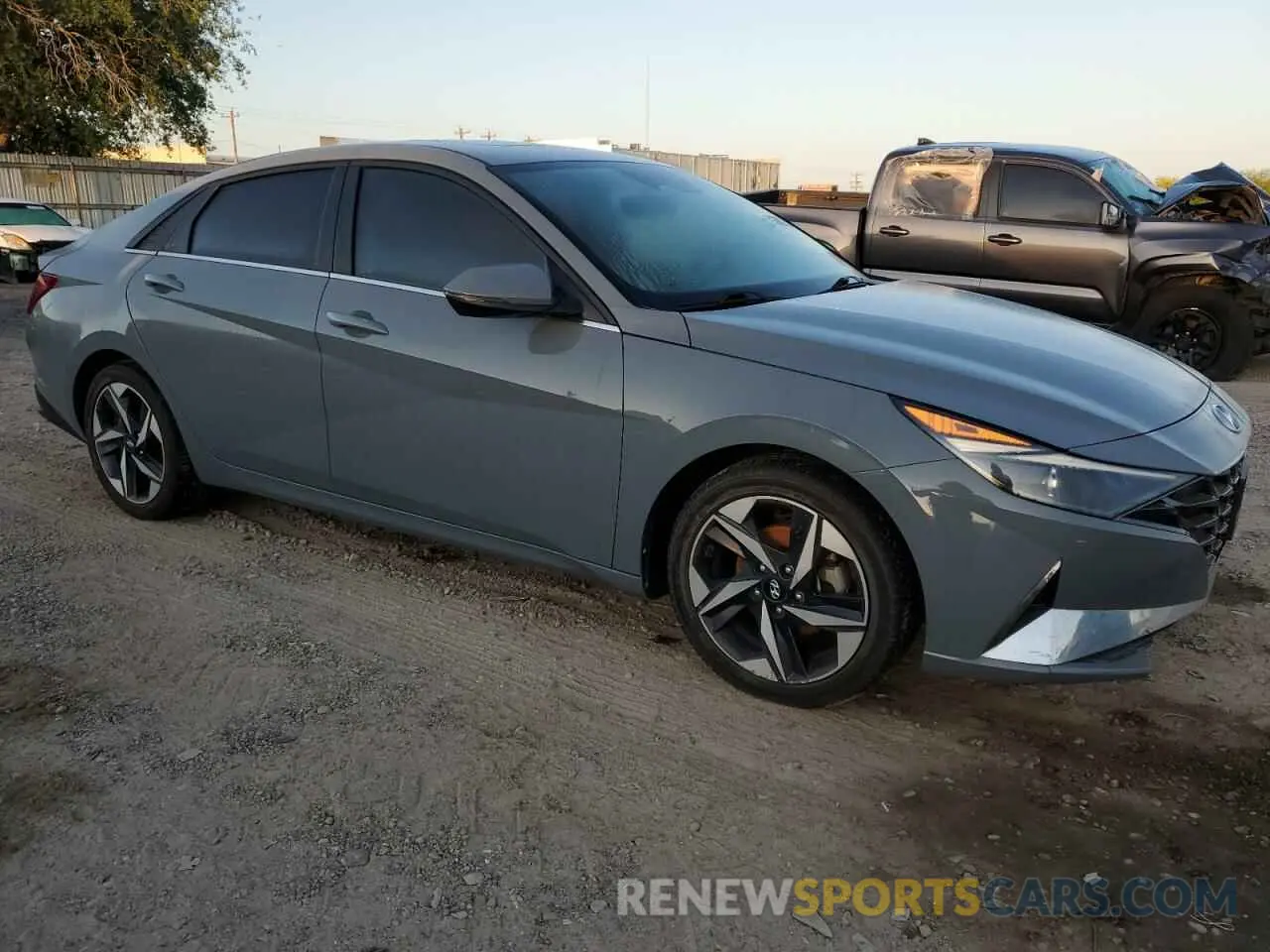 4 Photograph of a damaged car KMHLN4AG7MU091327 HYUNDAI ELANTRA 2021