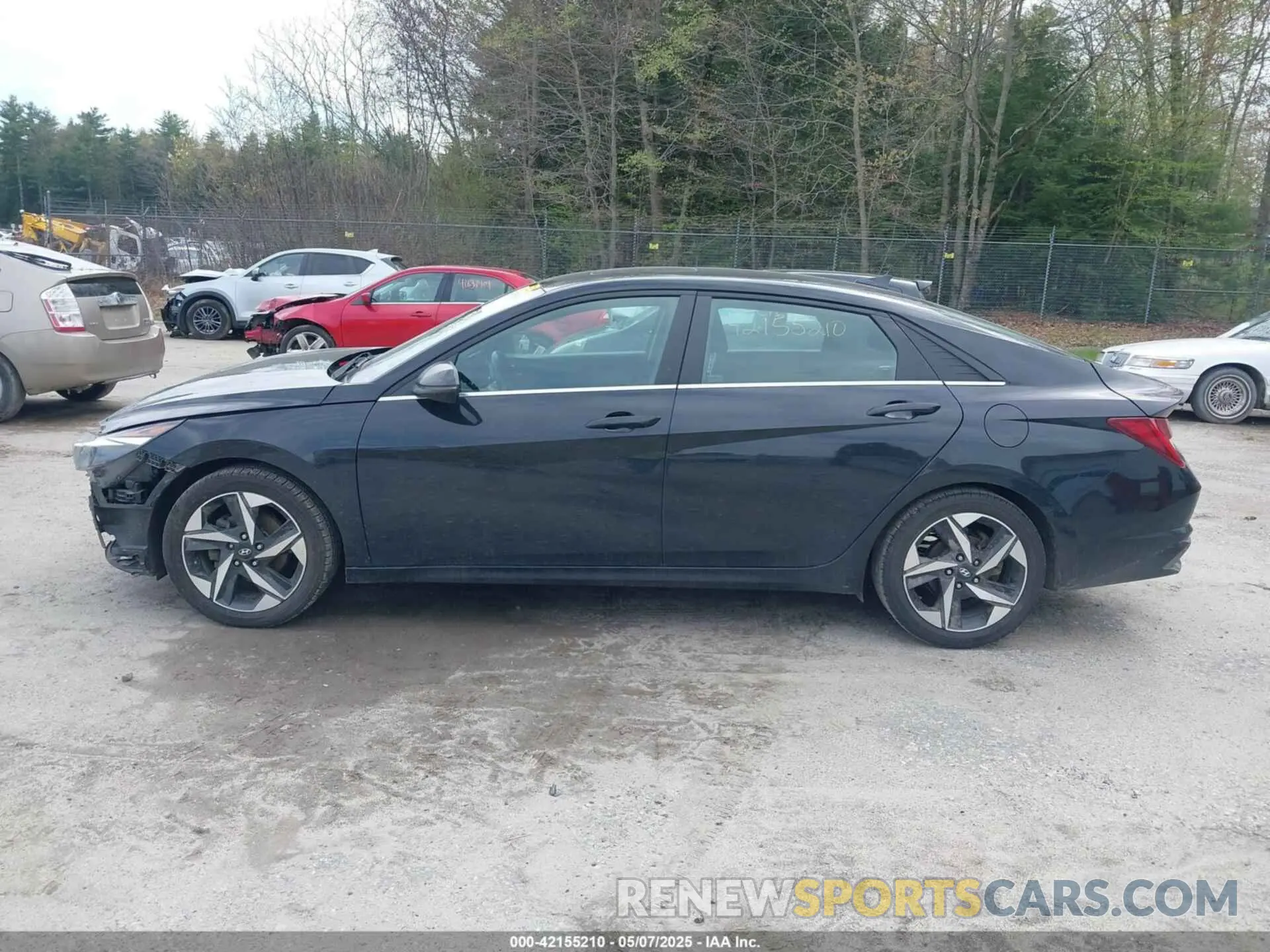 15 Photograph of a damaged car KMHLN4AG7MU101399 HYUNDAI ELANTRA 2021