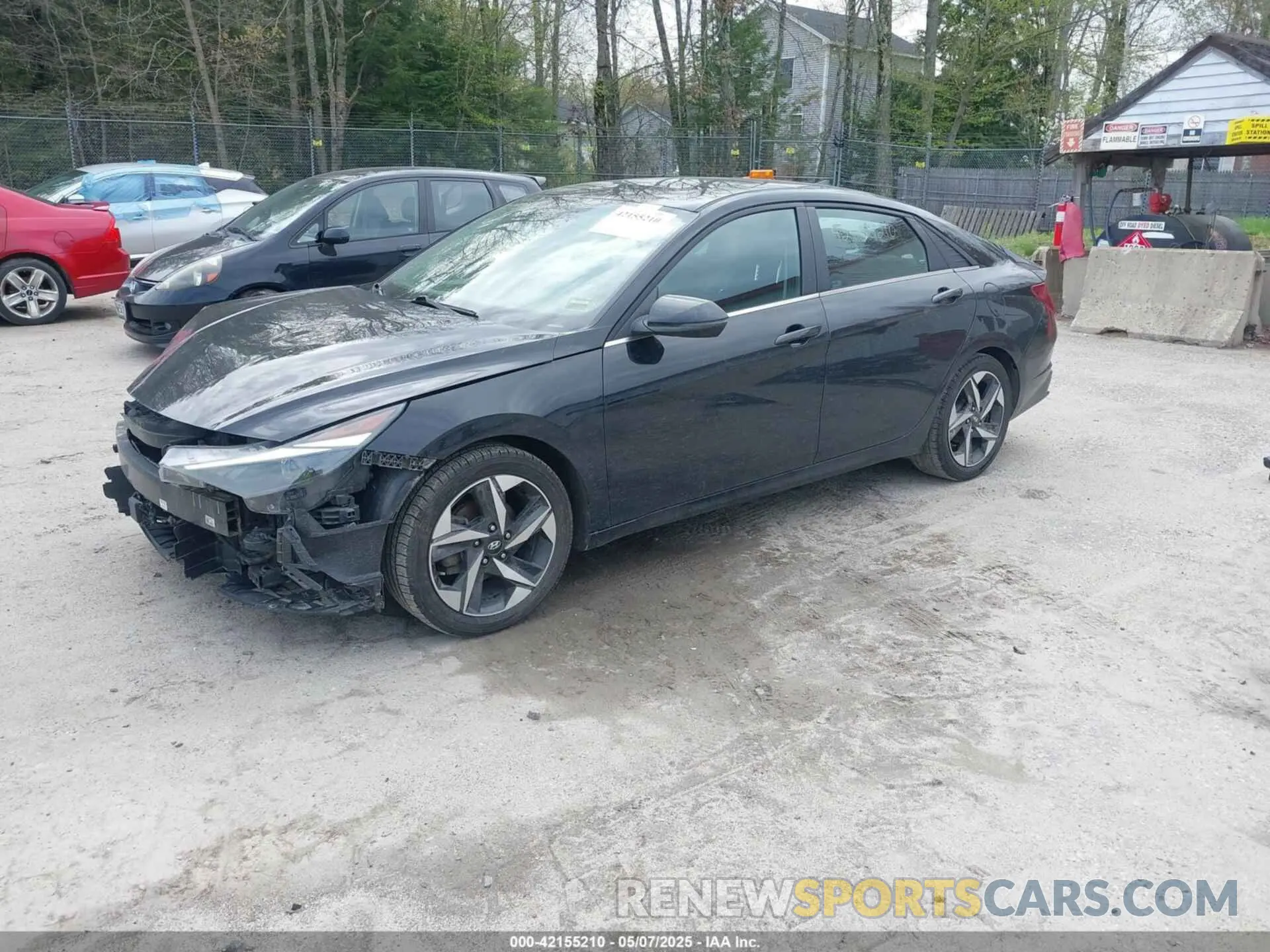 2 Photograph of a damaged car KMHLN4AG7MU101399 HYUNDAI ELANTRA 2021